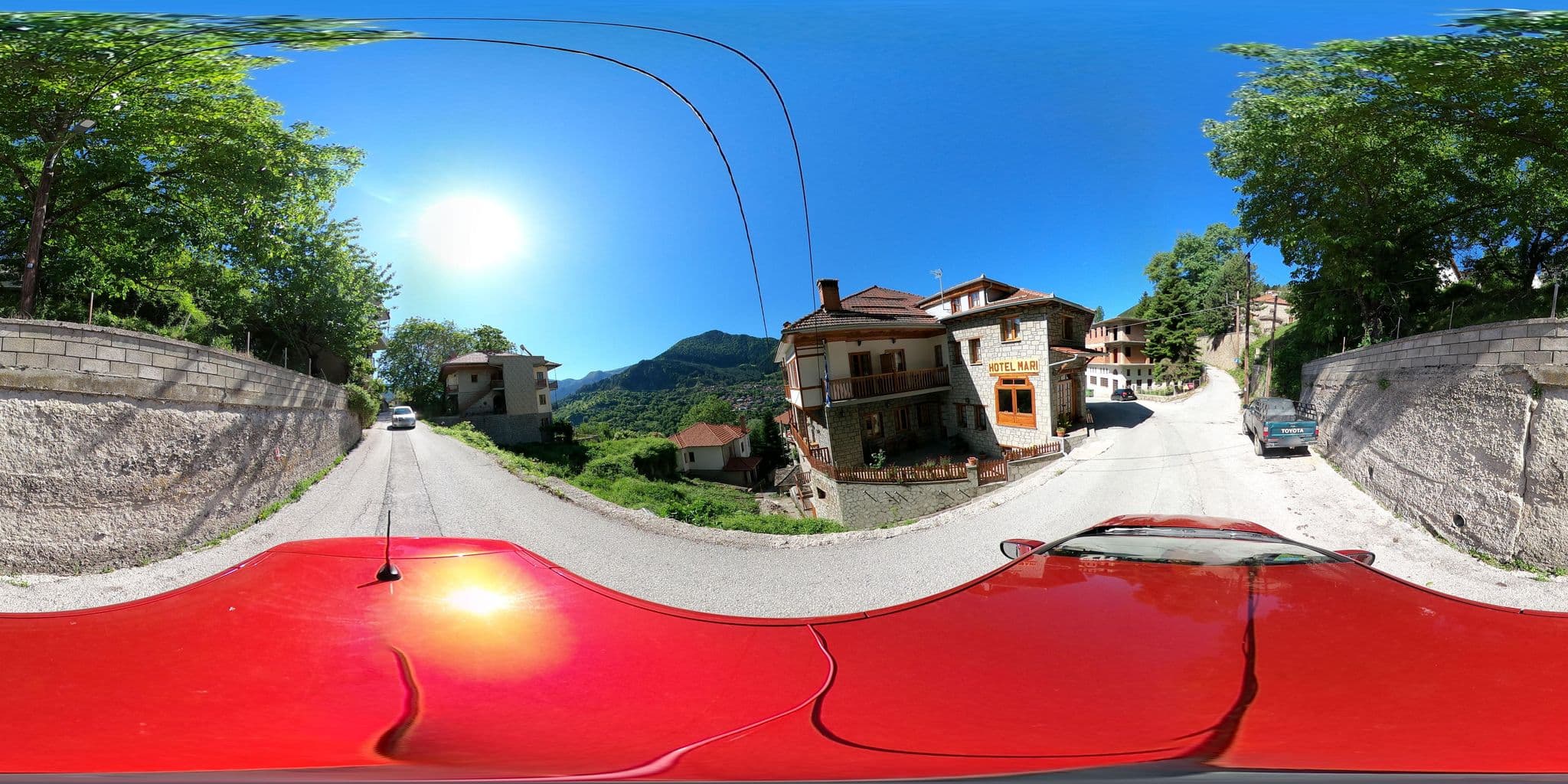 Street view near Hotel Mari, Metsovo — © nglf (CC BY-SA · Mapillary)