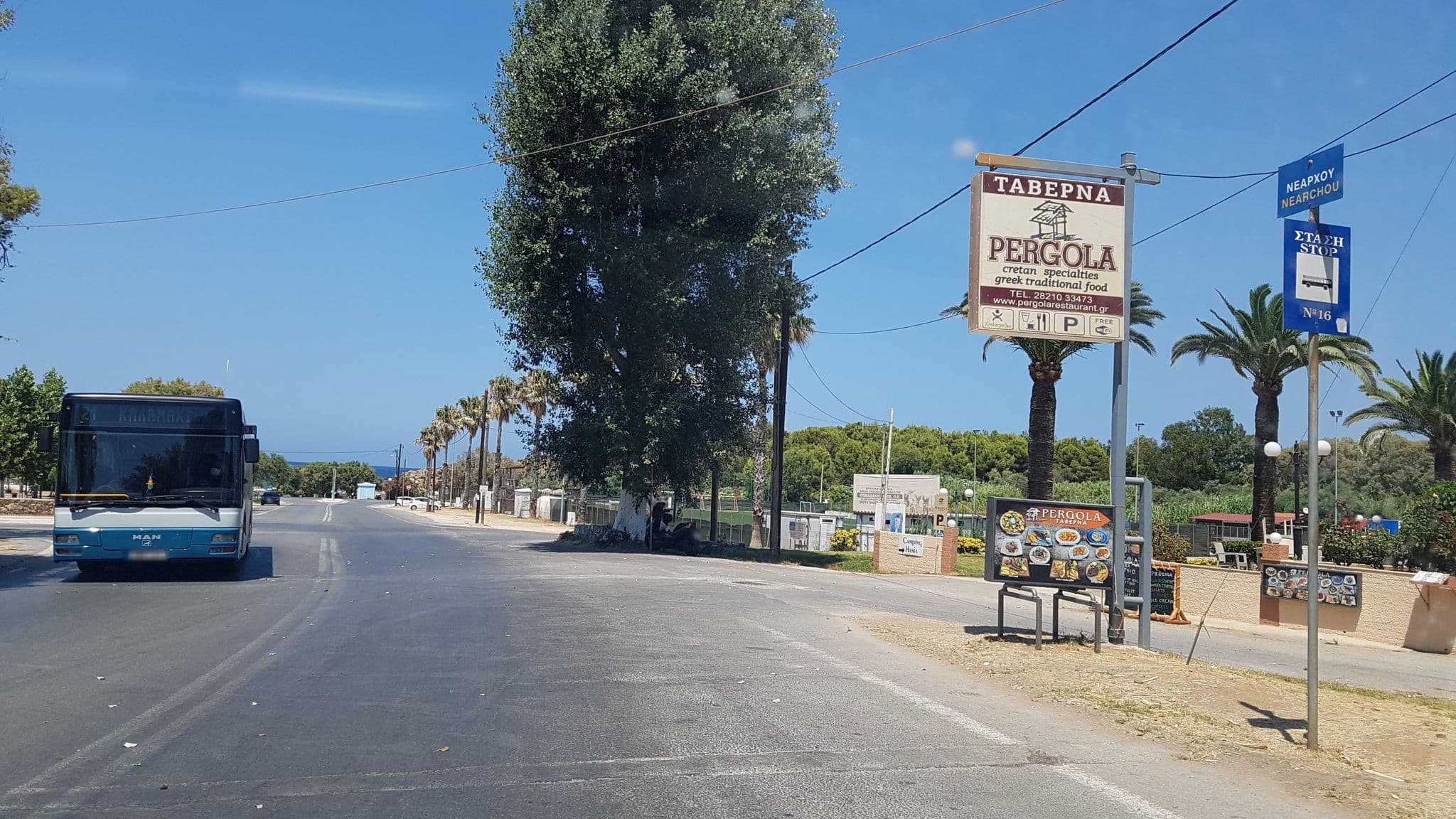 Street view near Akti Hotel Chania, Darátsos — © dsmm (CC BY-SA · Mapillary)