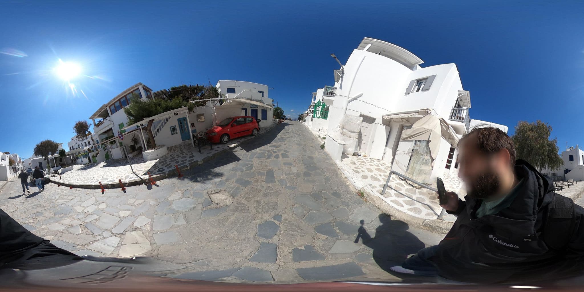Street view near Sunset Windmills Suites, Mykonos — © efikour (CC BY-SA · Mapillary)