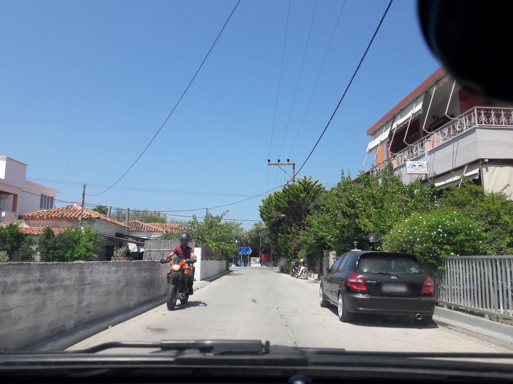 Street view near Arion Beach Apartments, Mýrina — © giannis (CC BY-SA · Mapillary)