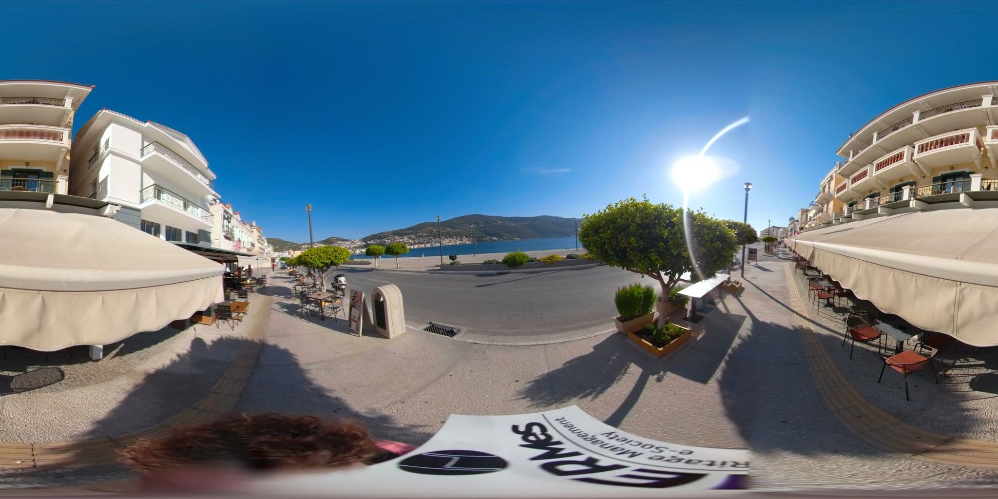 Street view near Medousa Hotel, Samos — © echatz (CC BY-SA · Mapillary)