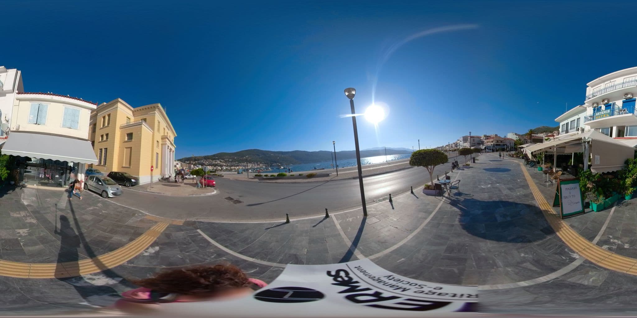Street view near Hotel ARTEMIS, Samos — © echatz (CC BY-SA · Mapillary)