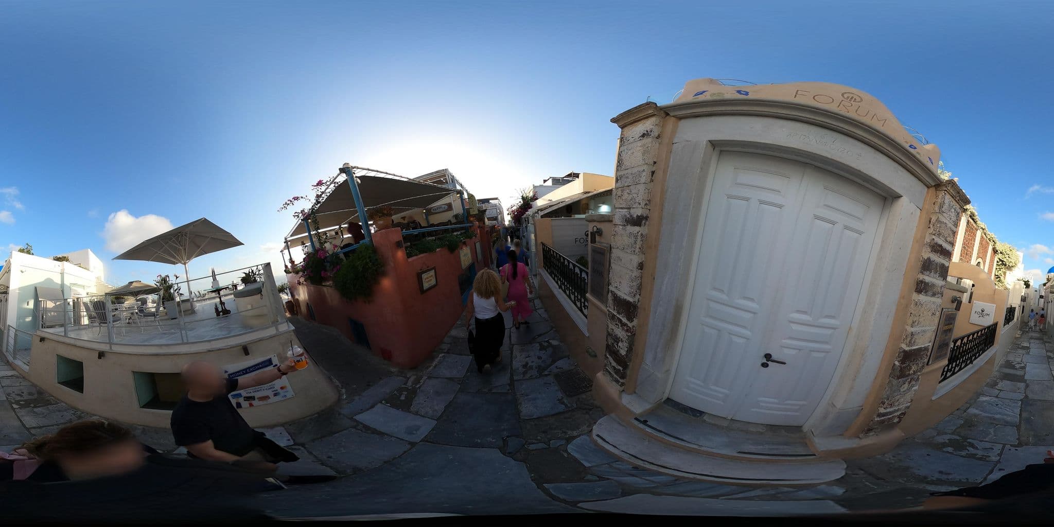 Street view near Cave Suite Oia, Oía — © efikour (CC BY-SA · Mapillary)