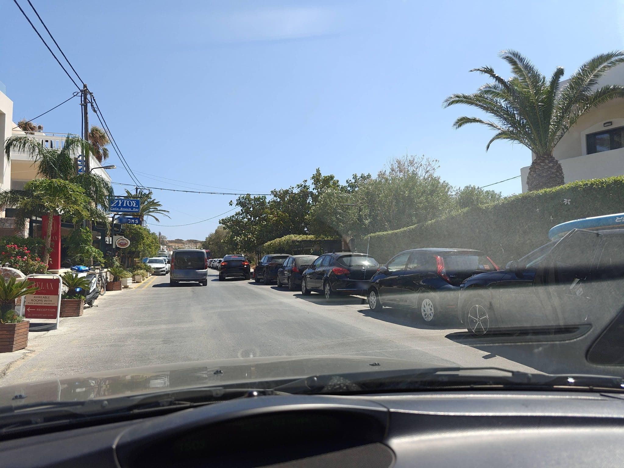 Street view near Zygos Studios & Apartments, Palaióchora — © grkpete (CC BY-SA · Mapillary)
