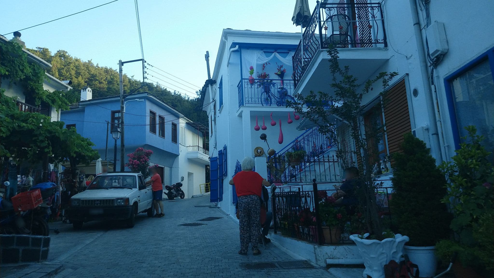 Street view near Hotel Theo, Potamiá — © lucia_ (CC BY-SA · Mapillary)