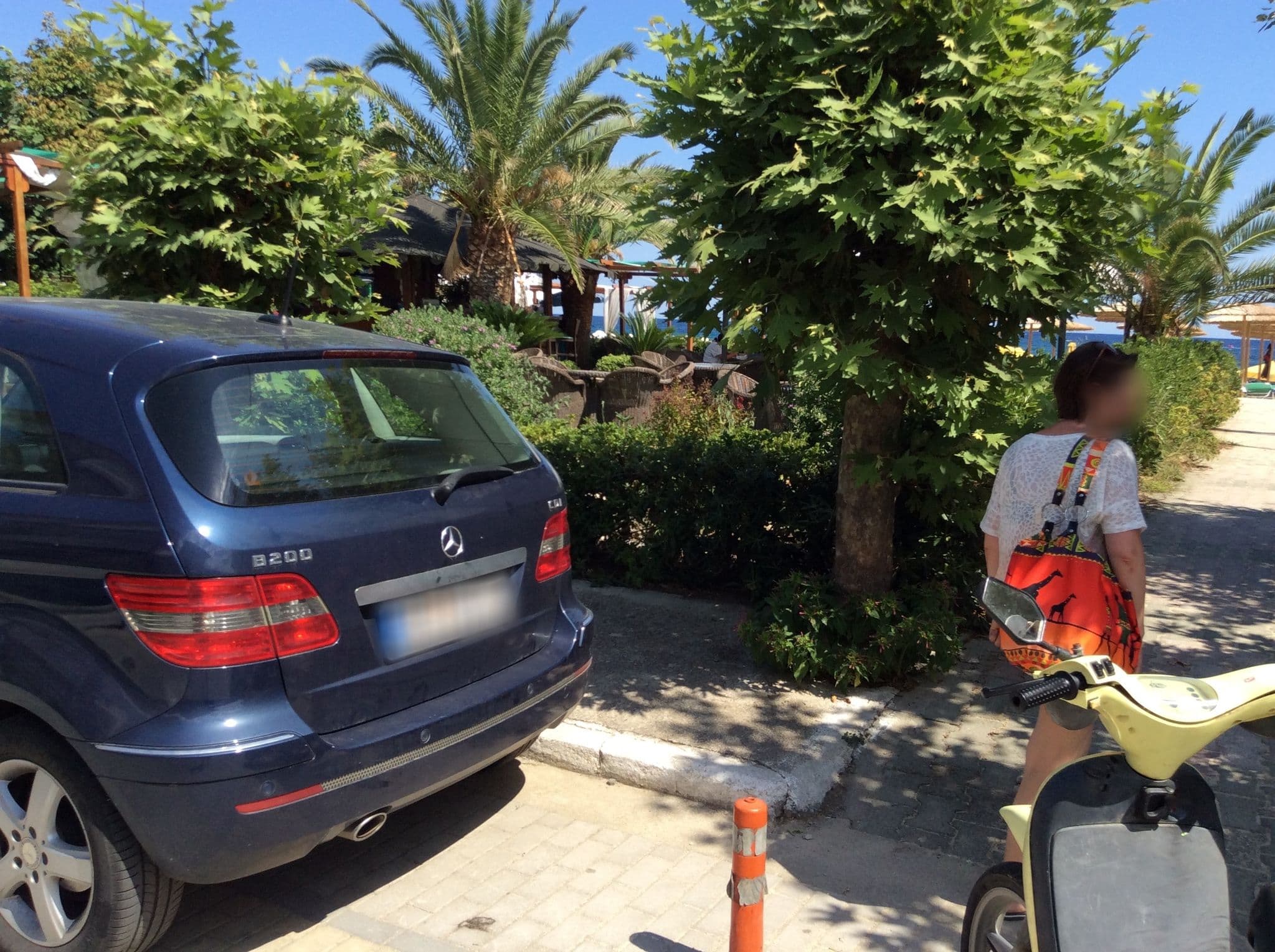 Street view near Theodora Hotel & Beach Bar, Sárti — © timetaxi (CC BY-SA · Mapillary)