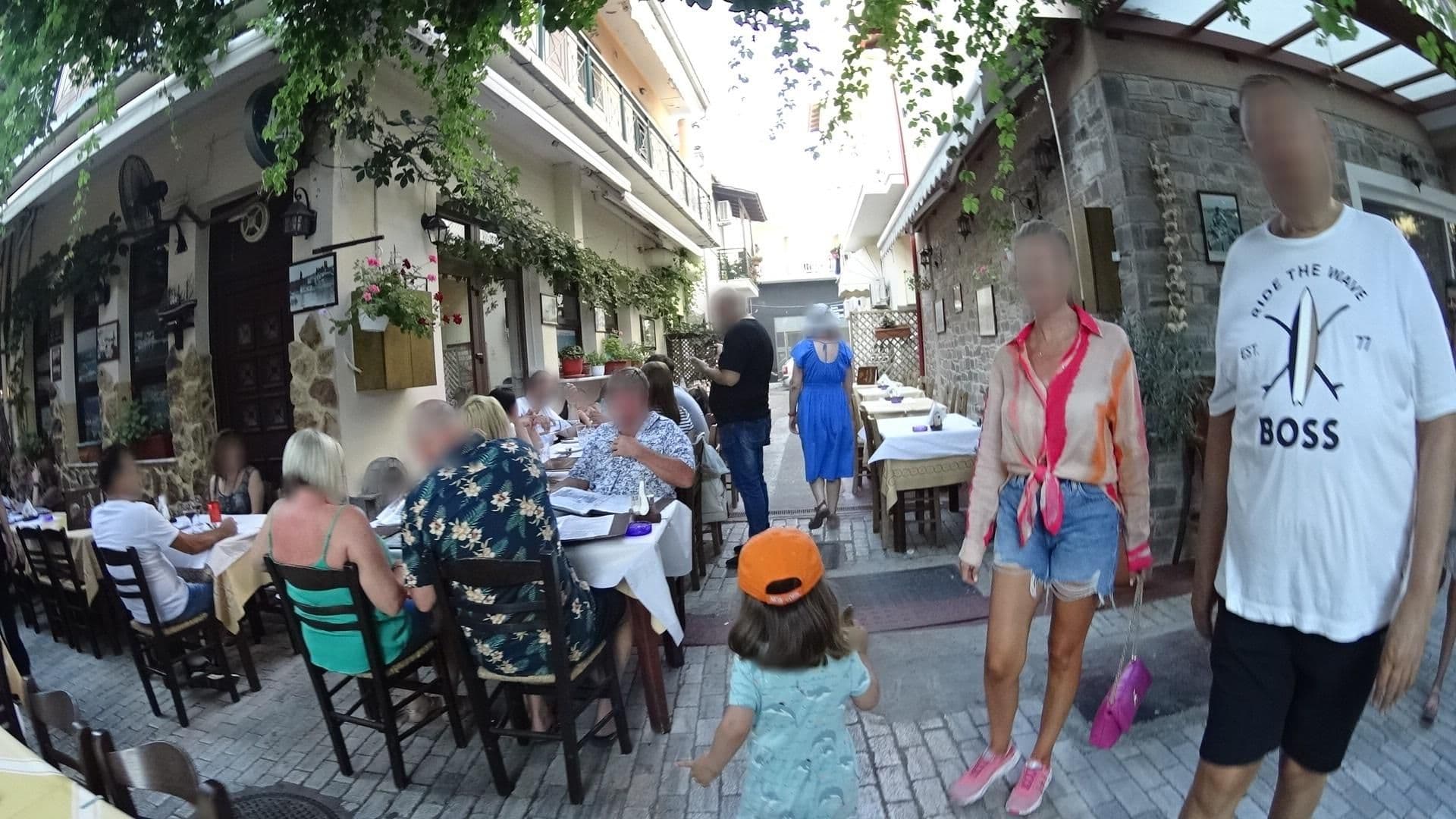 Street view near Hotel Dionysos Limenas Thassos, Thásos — © batvanyu (CC BY-SA · Mapillary)