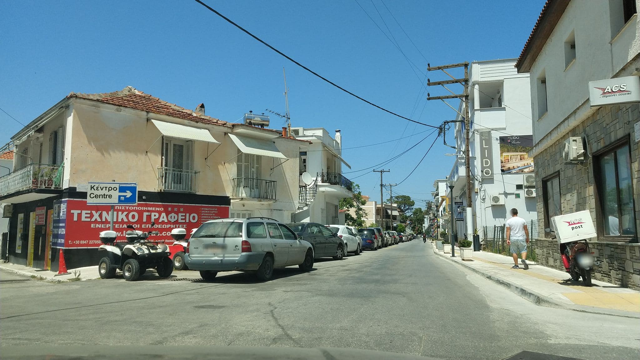 Street view near Lido Thassos Hotel, Thásos — © lucia_ (CC BY-SA · Mapillary)