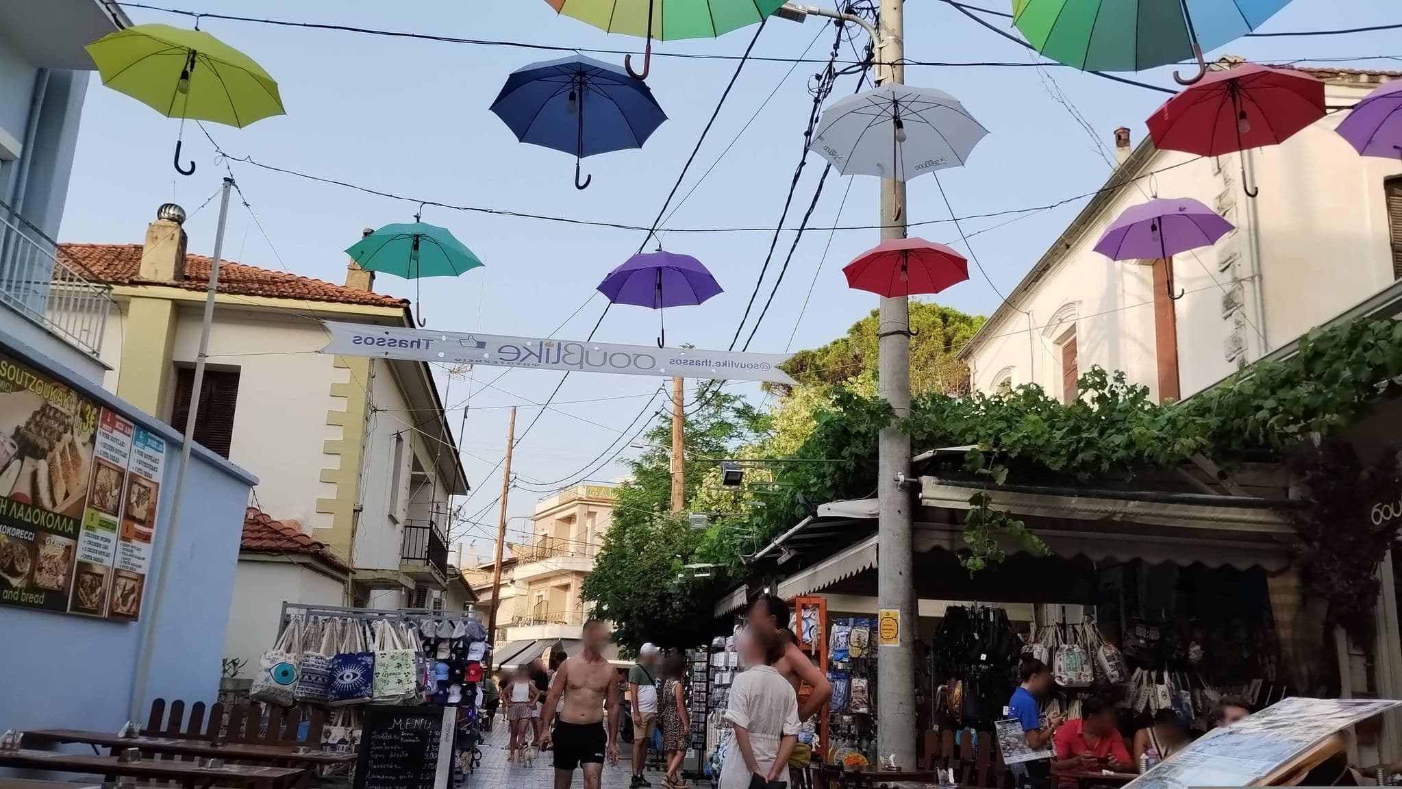 Street view near Hotel Possidon Limenas Thasos, Thásos — © batvanyu (CC BY-SA · Mapillary)