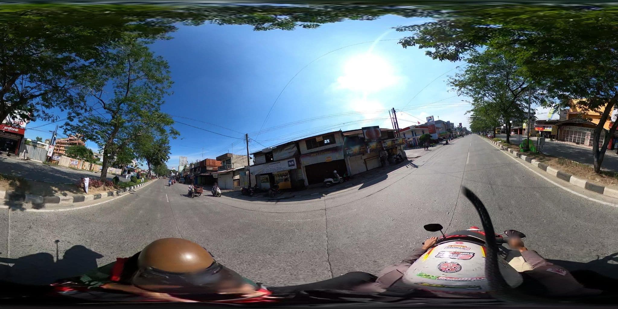Street view near Hotel Semarak, Medan