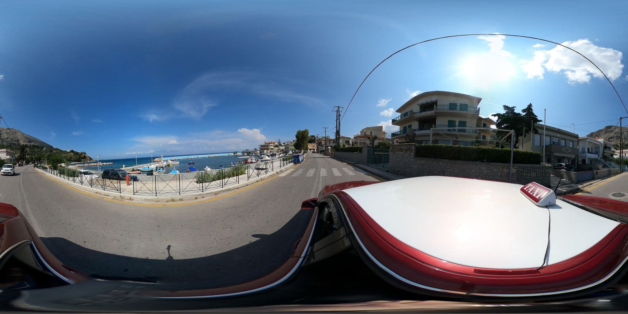 Street view near Kyveli Apartments, Vrontádos — © efikour (CC BY-SA · Mapillary)