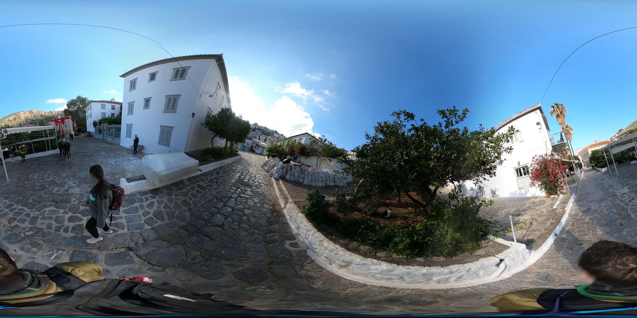 Street view near Orloff Hotel Hydra, Ýdra — © thompsondt (CC BY-SA · Mapillary)