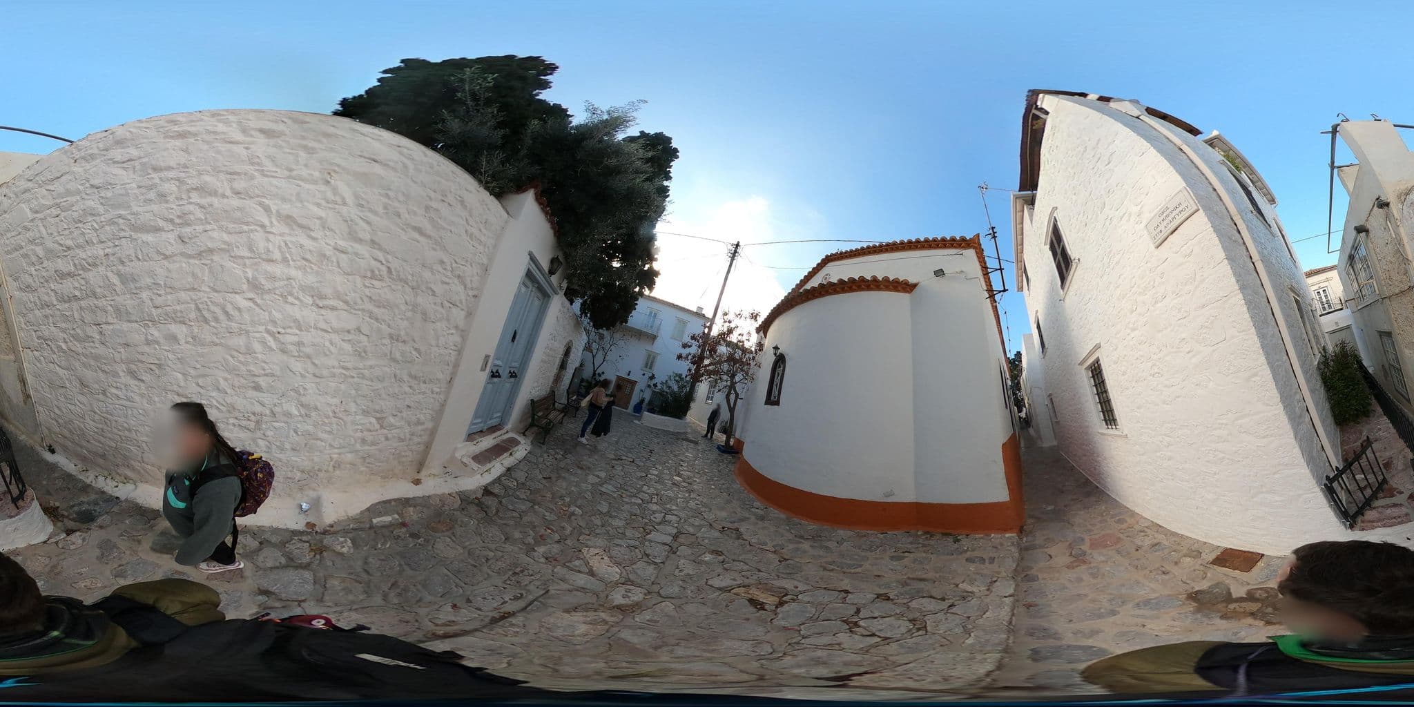 Street view near ACHILLEAS PENSION, Ýdra — © thompsondt (CC BY-SA · Mapillary)