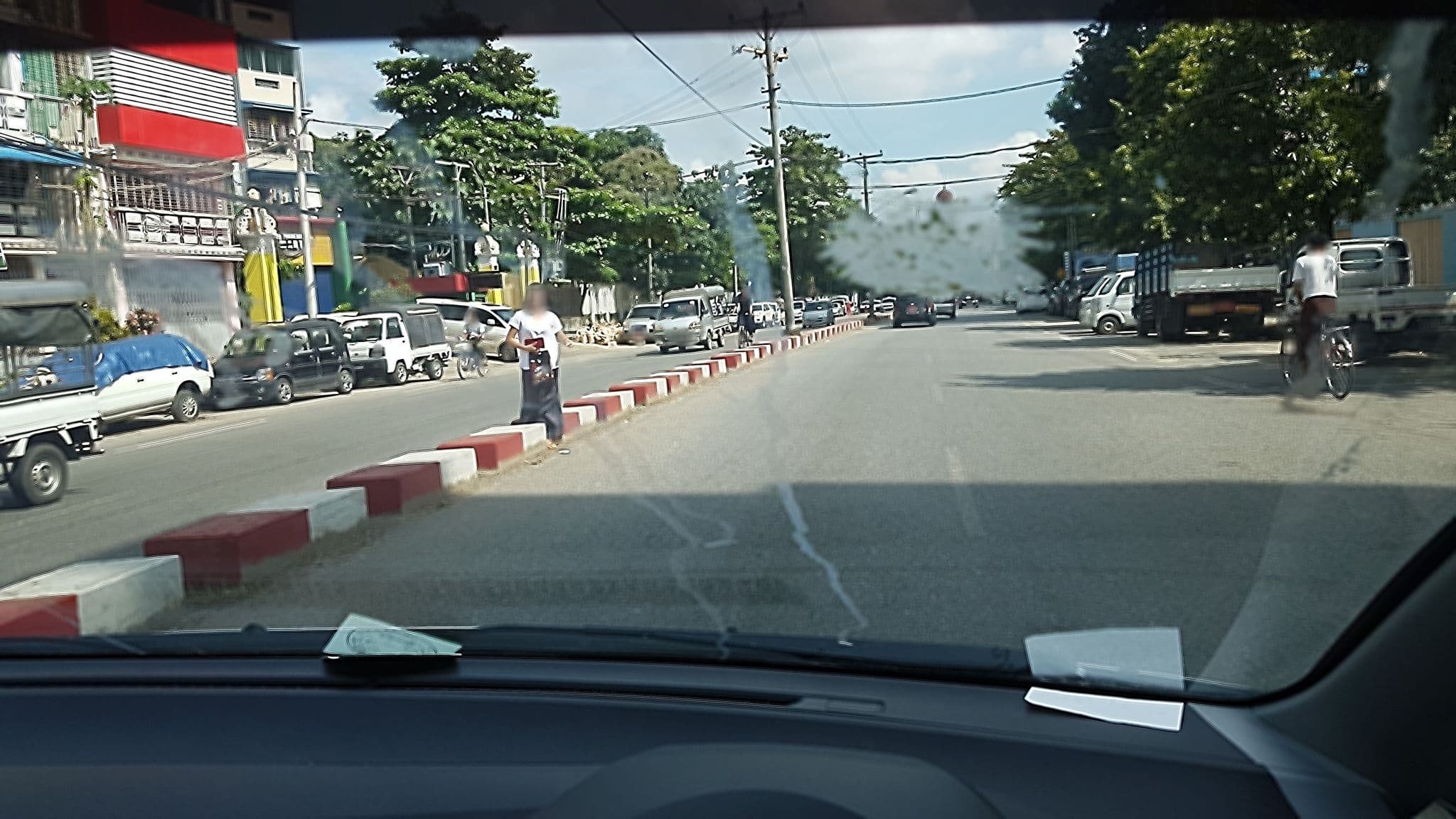 Street view near C & Y Hotel, Pazundaung — © aungphone (CC BY-SA · Mapillary)