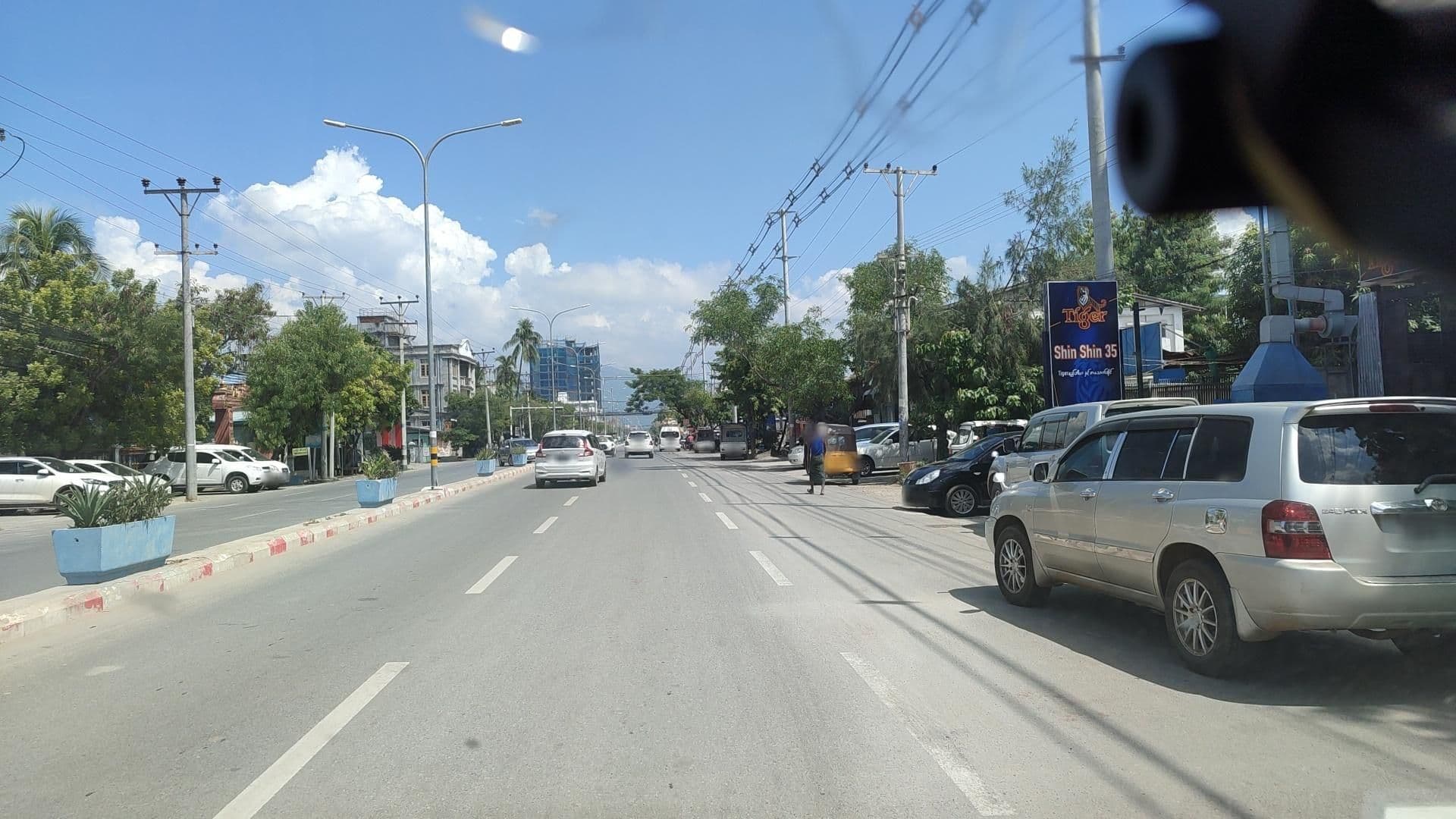 Street view near Hotel Apex Mandalay, Mandalay — © roadroid (CC BY-SA · Mapillary)