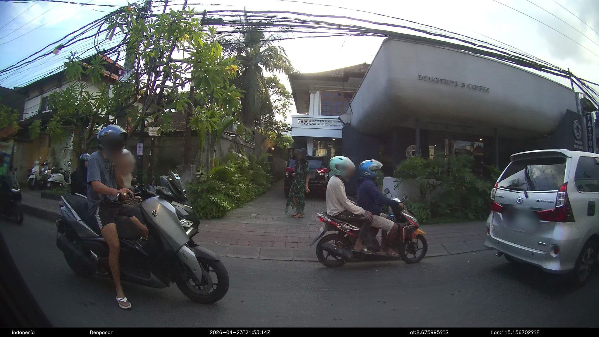 Street view near Guess House Hostel, Legian
