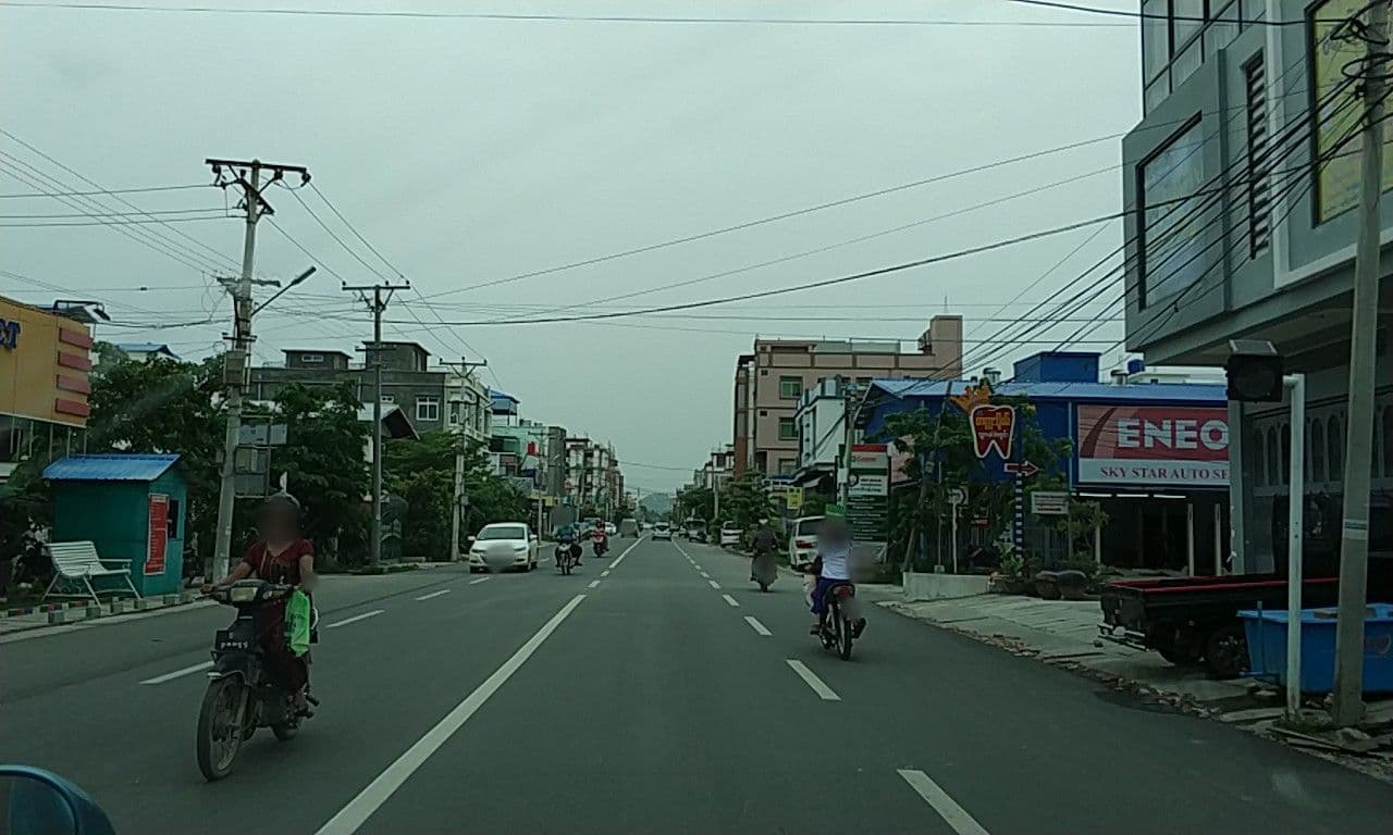 Street view near Night Sweet Hotel, Mandalay — © mghla (CC BY-SA · Mapillary)