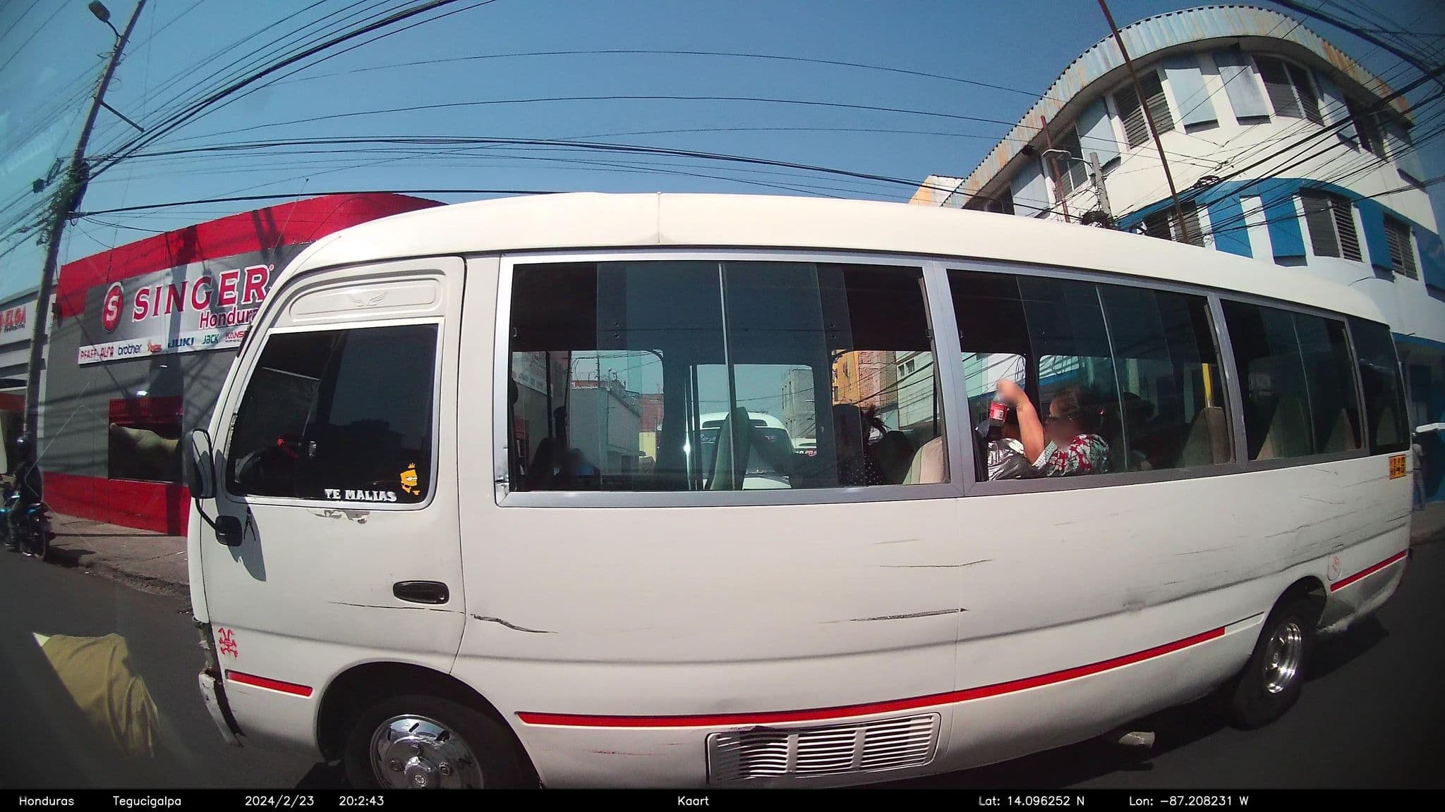 Street view near Hotel Centenario, Tegucigalpa — © kaart_4 (CC BY-SA · Mapillary)