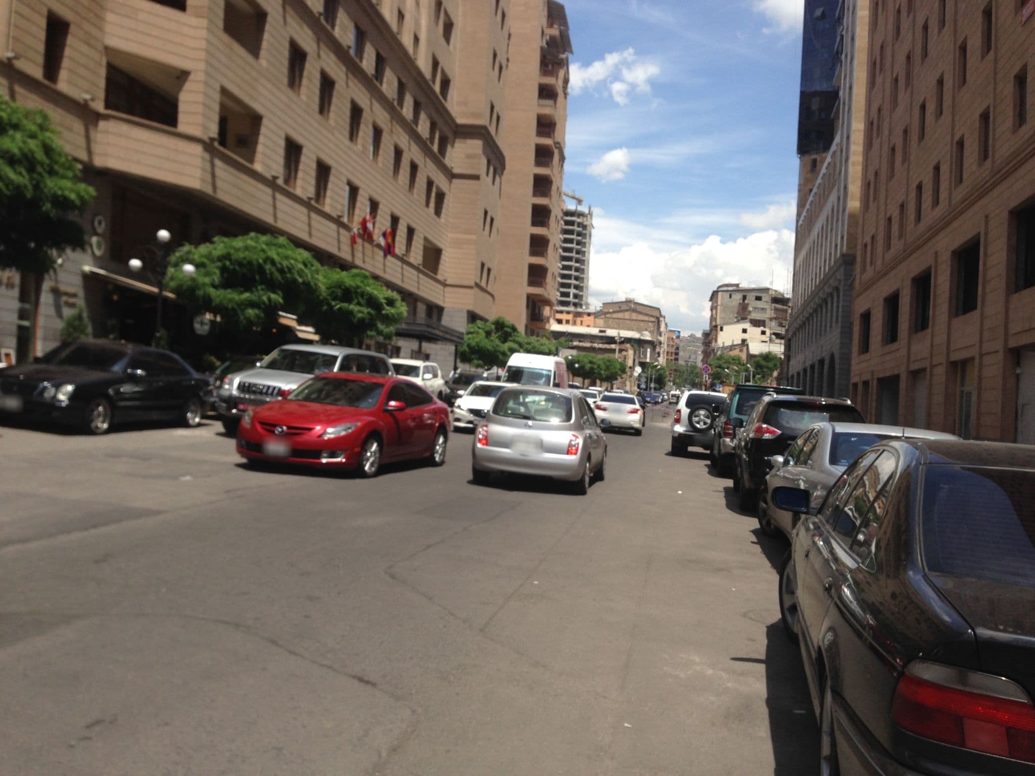 Street view near Downtown Suites Yerevan, Kentron — © shangkuanlc (CC BY-SA · Mapillary)