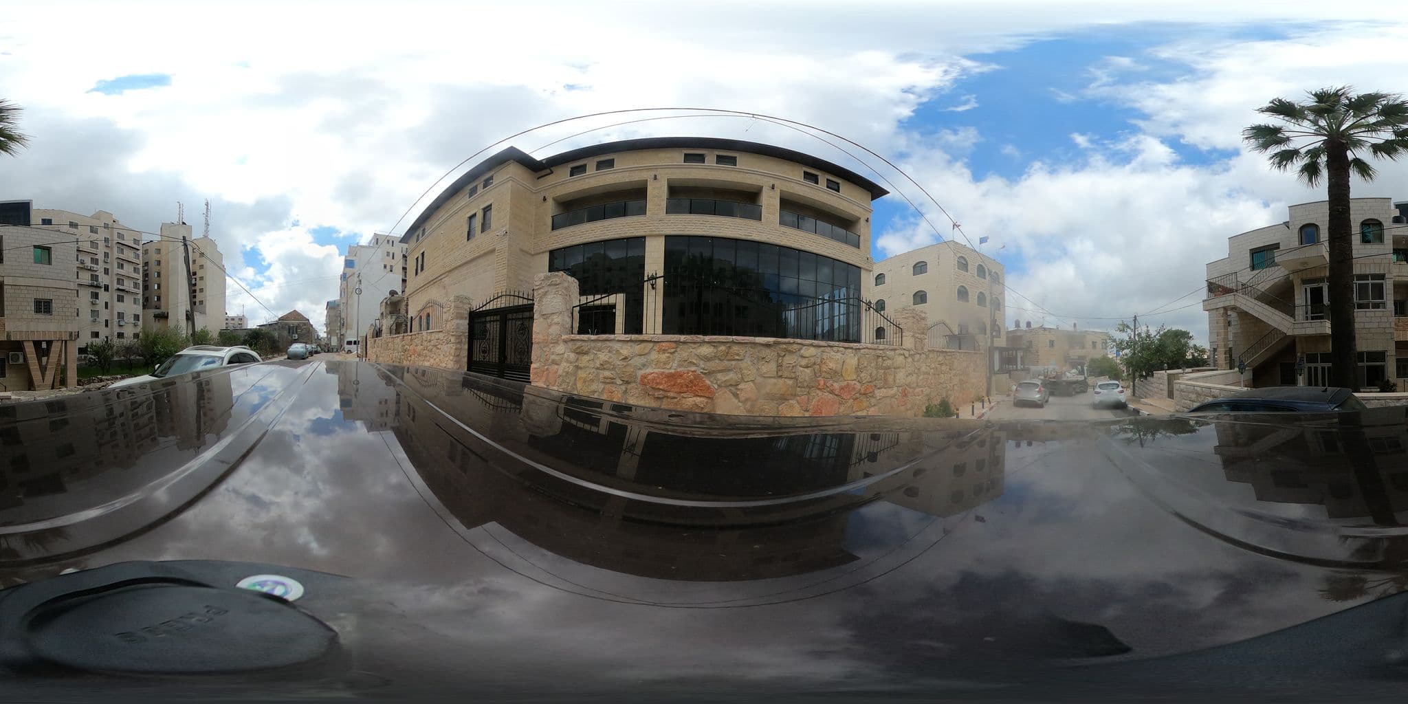 Street view near Mizirawi Historic Hotel, Ramallah — © 360ms (CC BY-SA · Mapillary)