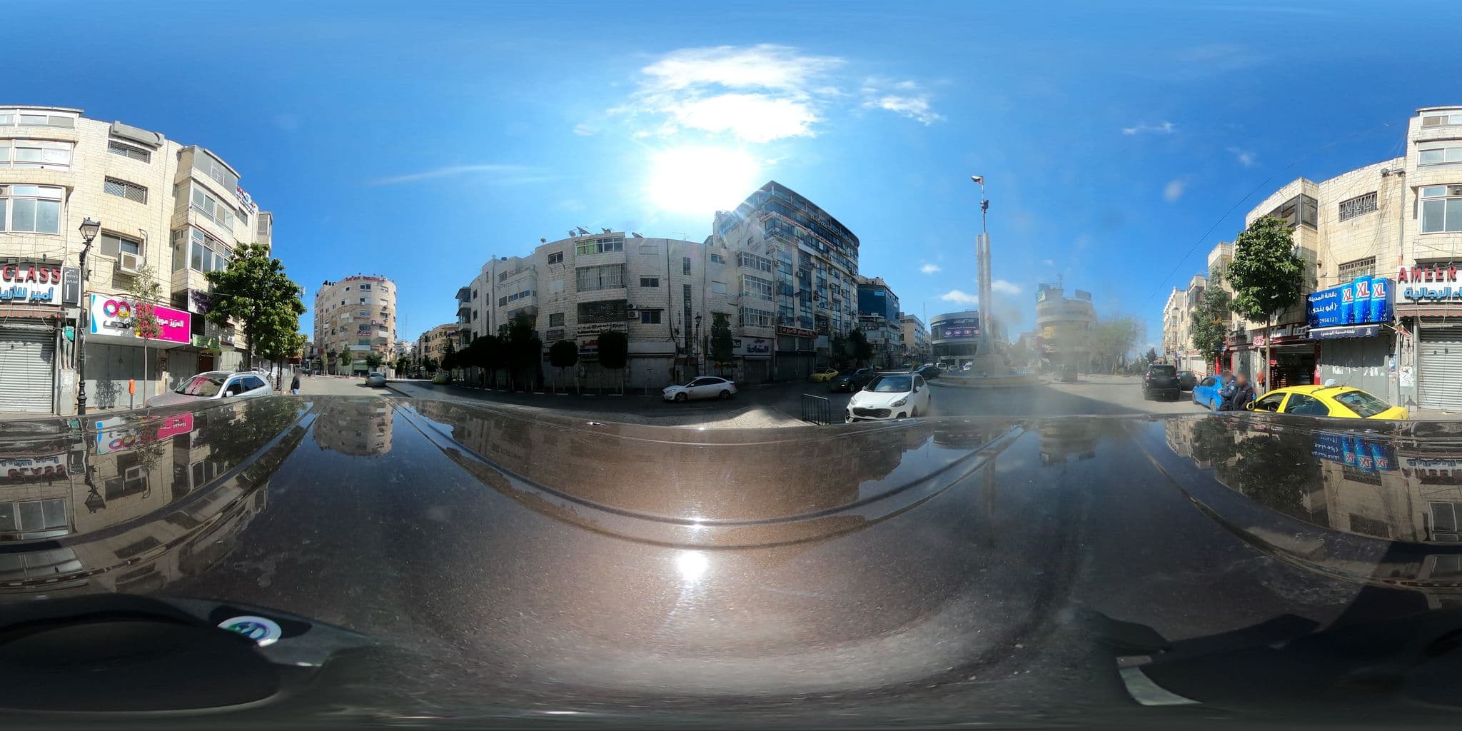 Street view near Adrea Hostel, Ramallah — © 360ms (CC BY-SA · Mapillary)