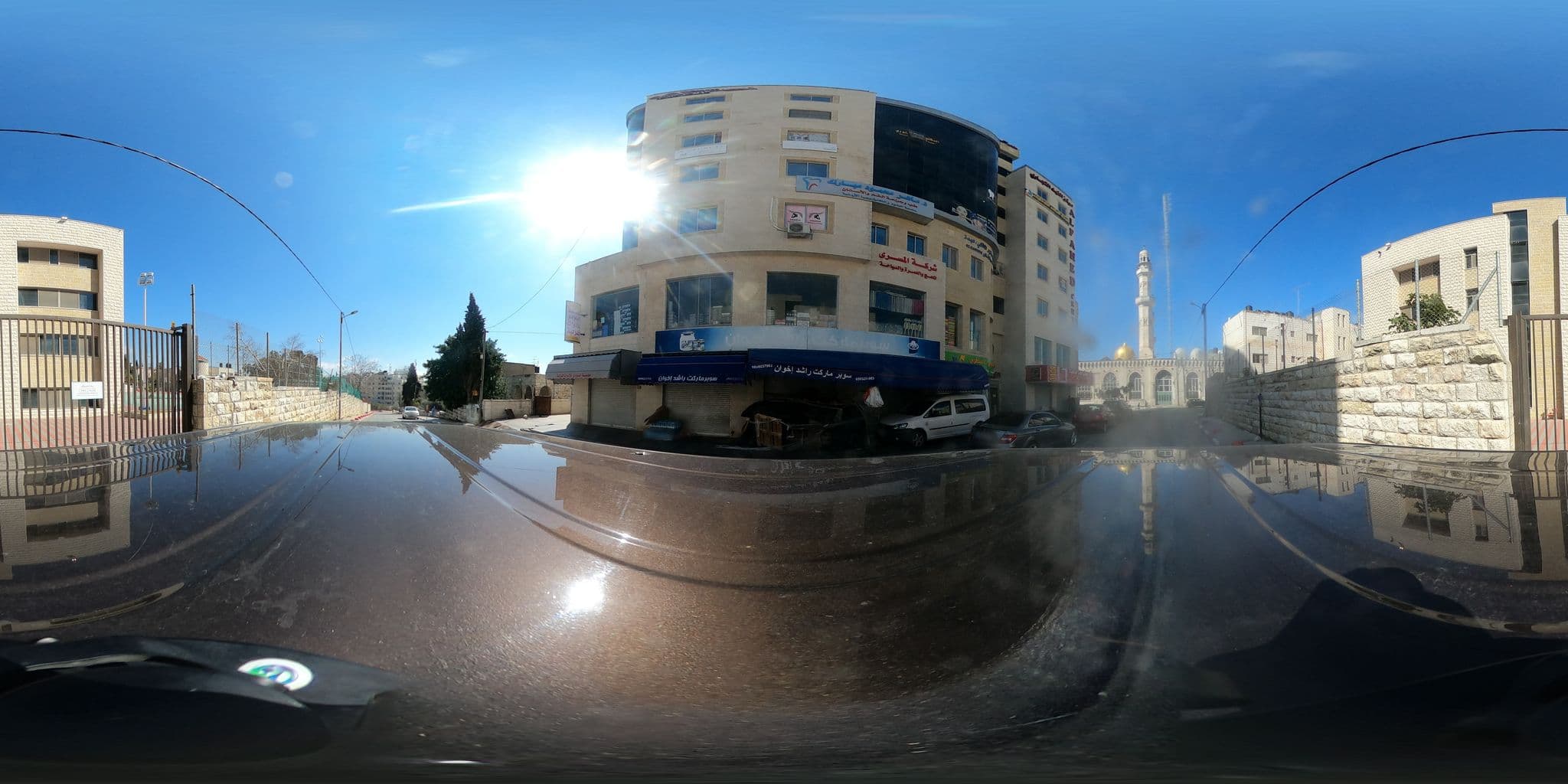 Street view near Shayeb Villas, Ramallah — © 360ms (CC BY-SA · Mapillary)