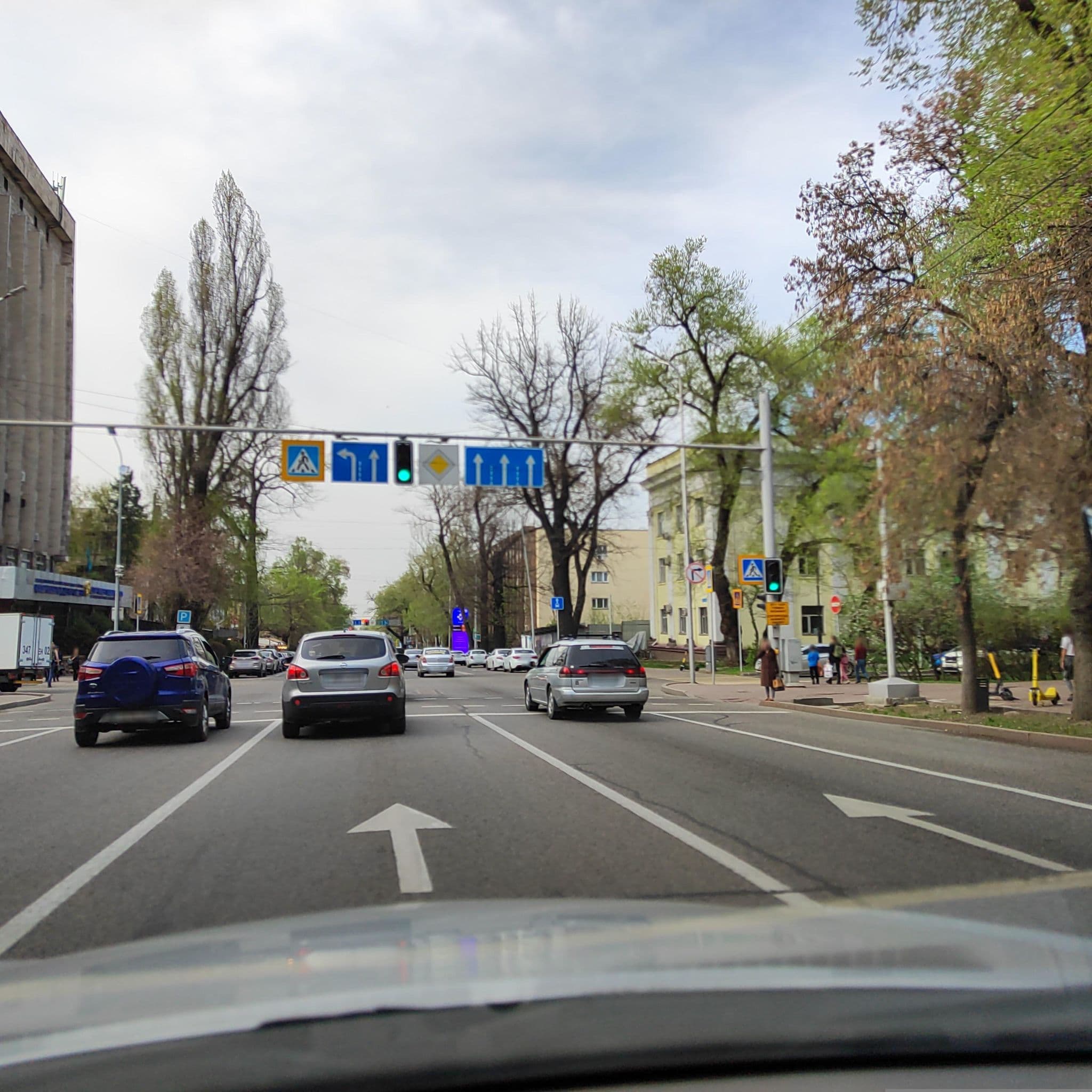 Street view near San City Hostel, Almaty — © sevenmp (CC BY-SA · Mapillary)