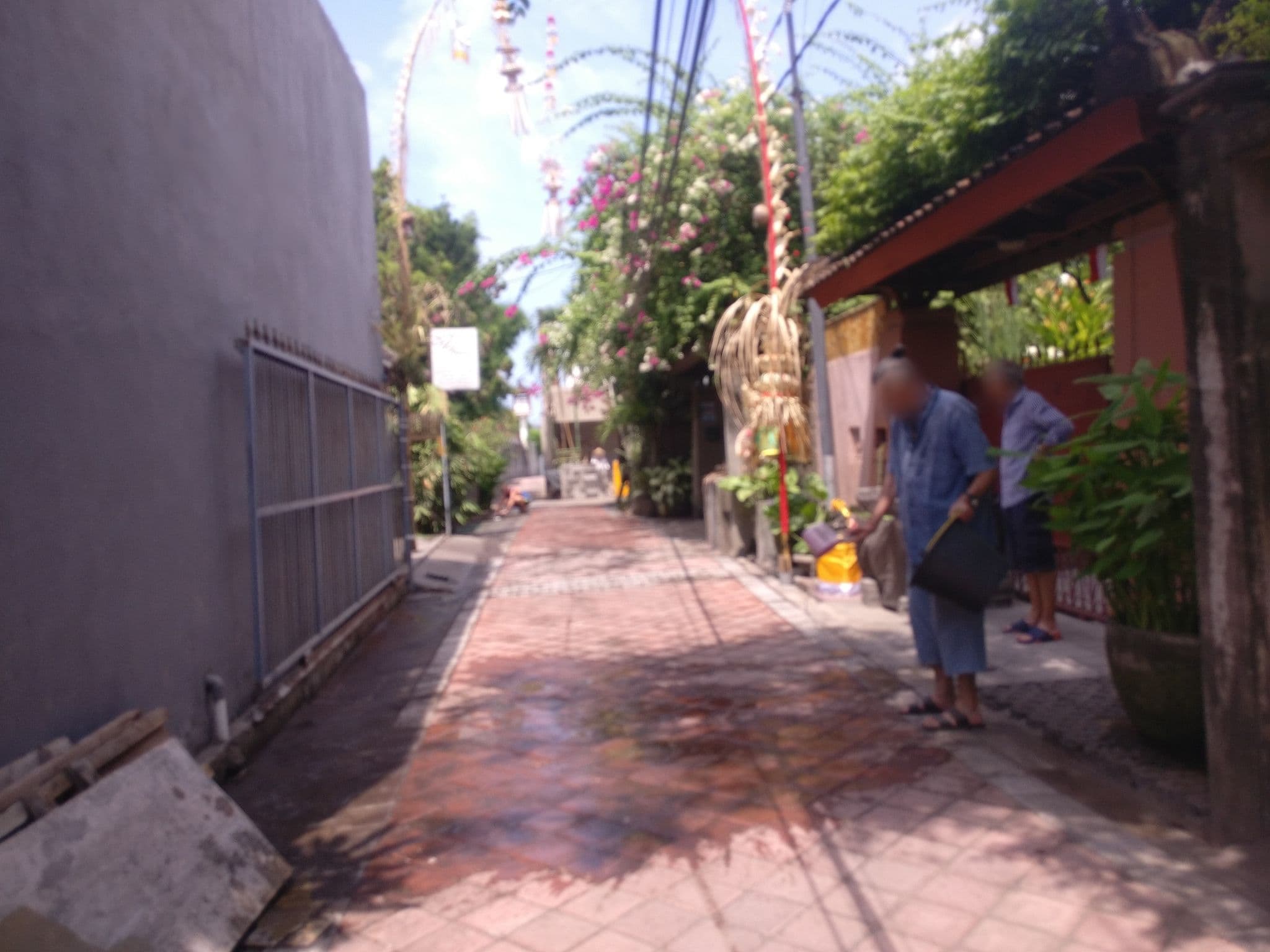Street view near U House, Legian