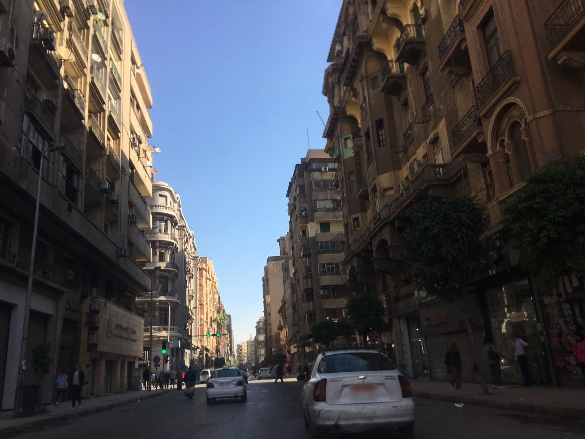 Street view near sama sherif basha hotel, Būlāq Abū al ‘Ilā — © myoussef87 (CC BY-SA · Mapillary)
