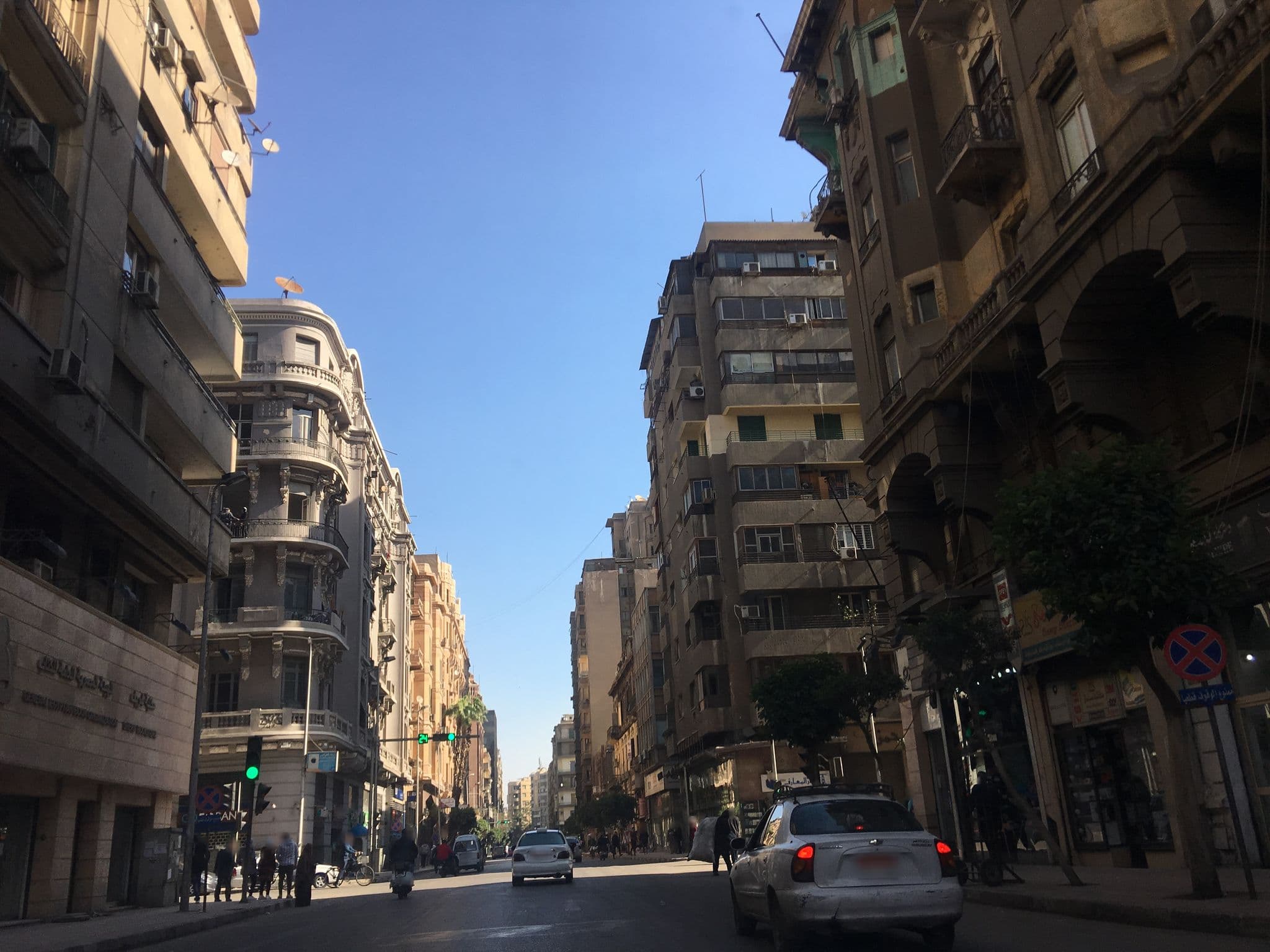Street view near Central Cairo Hotel, Būlāq Abū al ‘Ilā — © myoussef87 (CC BY-SA · Mapillary)