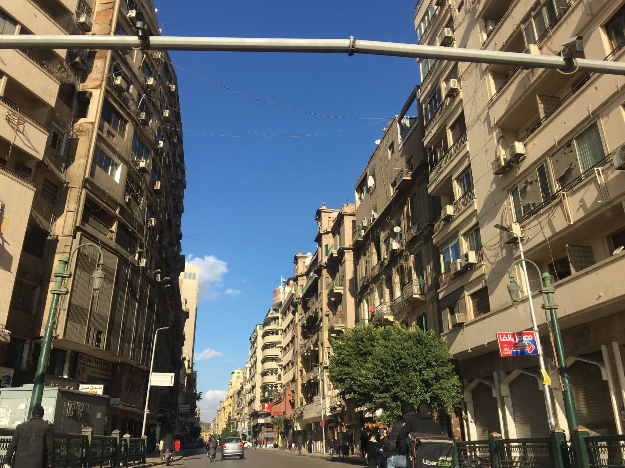 Street view near Royal town hotel, Būlāq Abū al ‘Ilā — © myoussef87 (CC BY-SA · Mapillary)