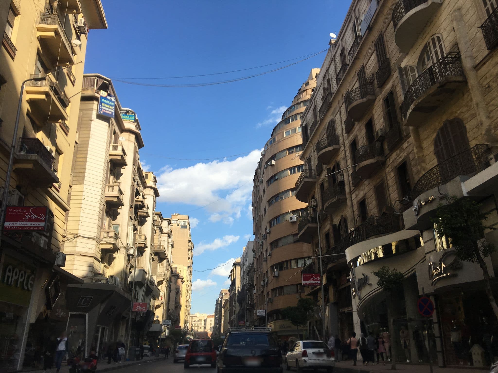 Street view near Cairo Capital Hotel, Būlāq Abū al ‘Ilā — © myoussef87 (CC BY-SA · Mapillary)