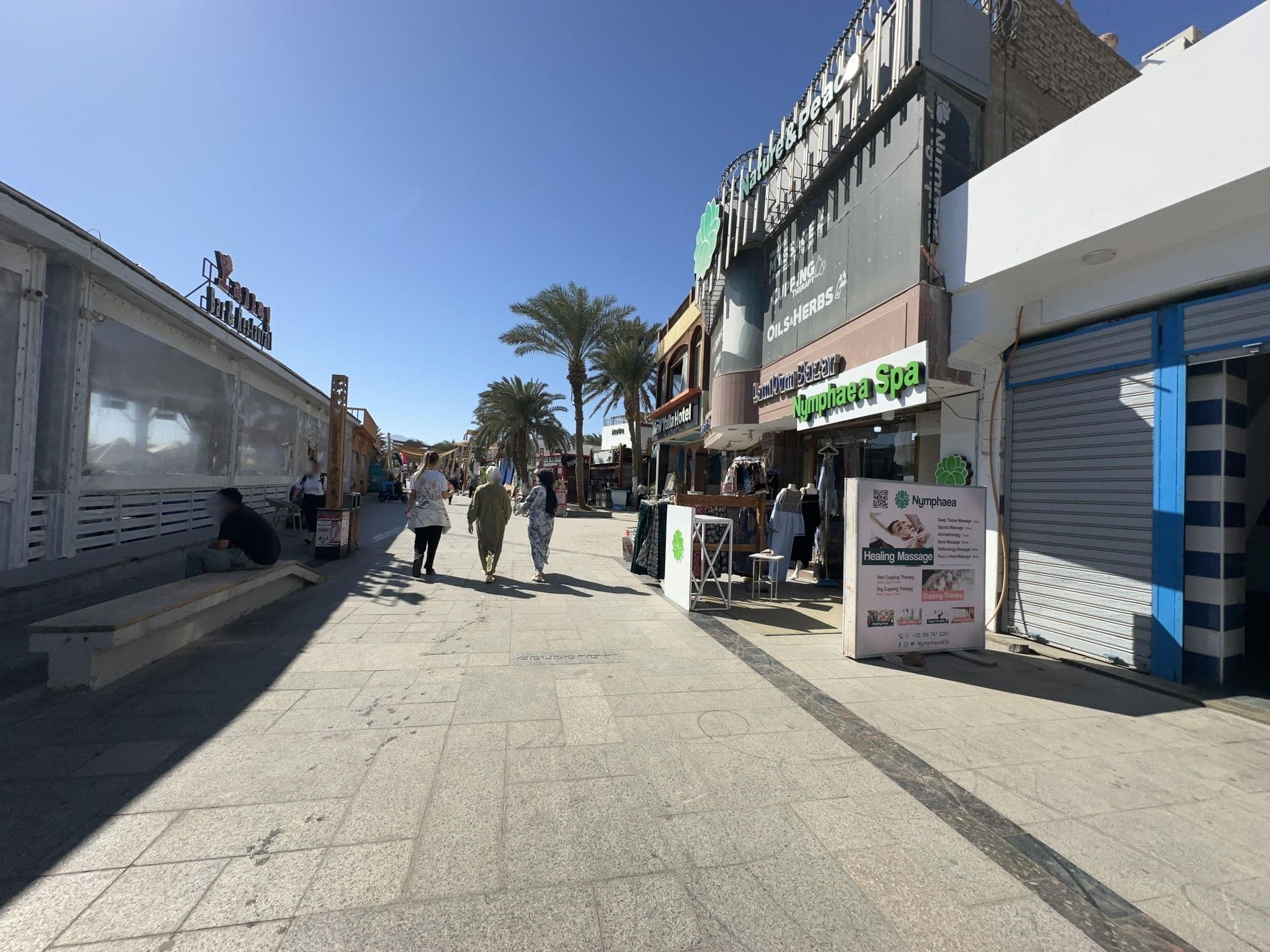Street view near Motta House Dahab, Dahab — © asturksever (CC BY-SA · Mapillary)