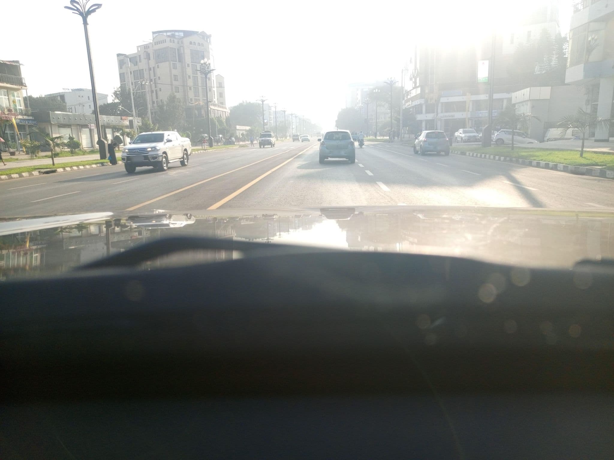 Street view near Pan Afric Hotel, Nazrēt — © Mekedes (CC BY-SA · Mapillary)