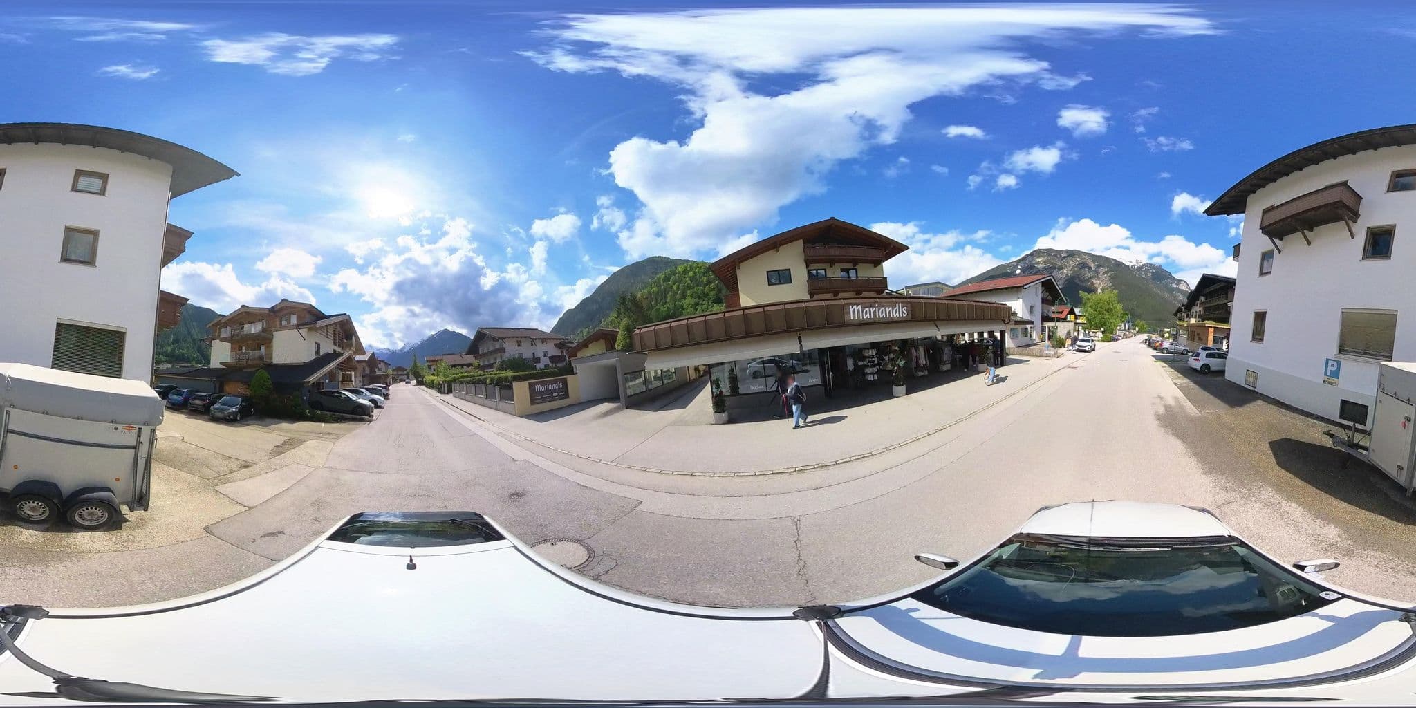 Street view near Pension Georg, Maurach