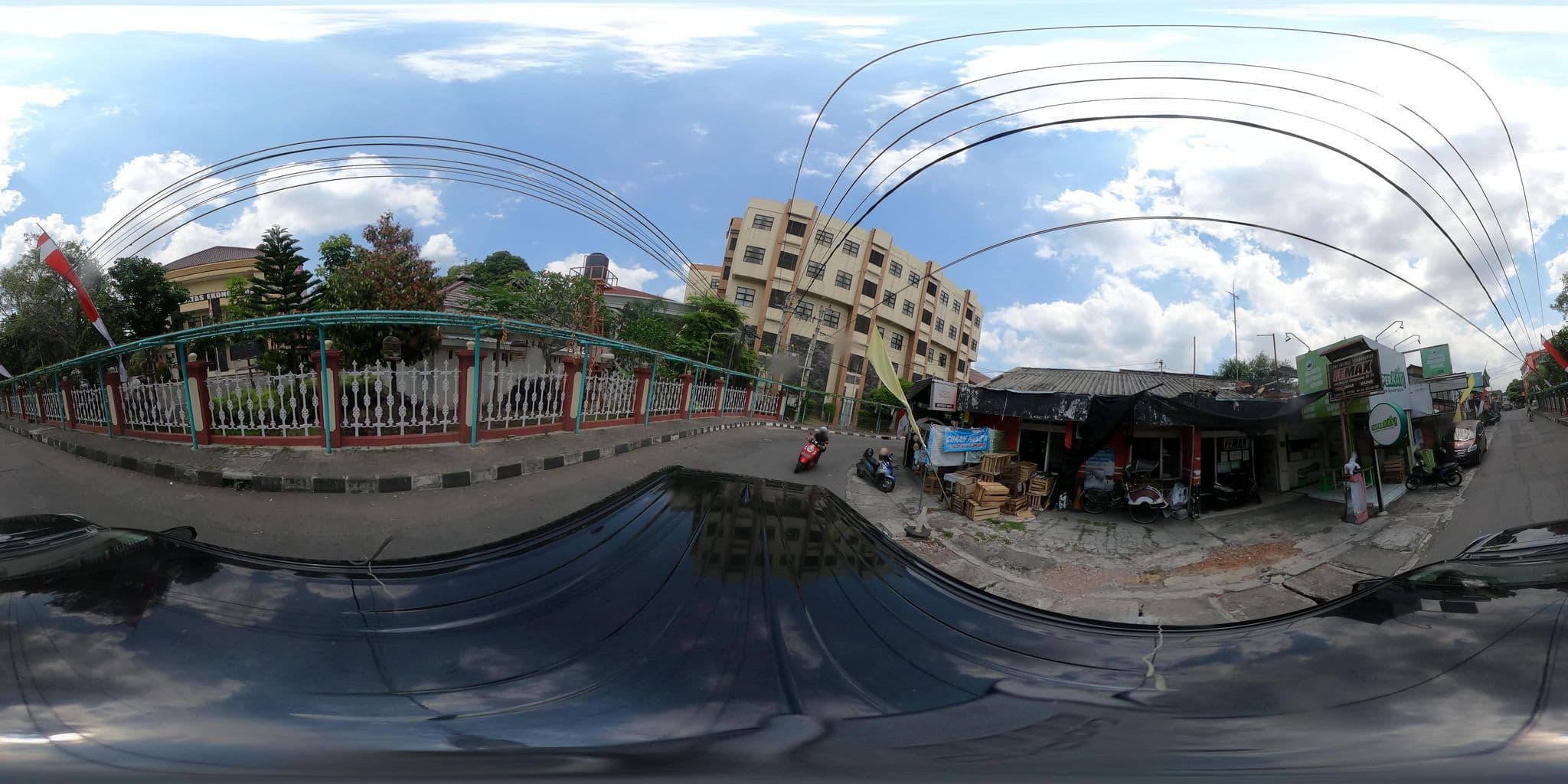 Street view near UNY Hotel, Yogyakarta