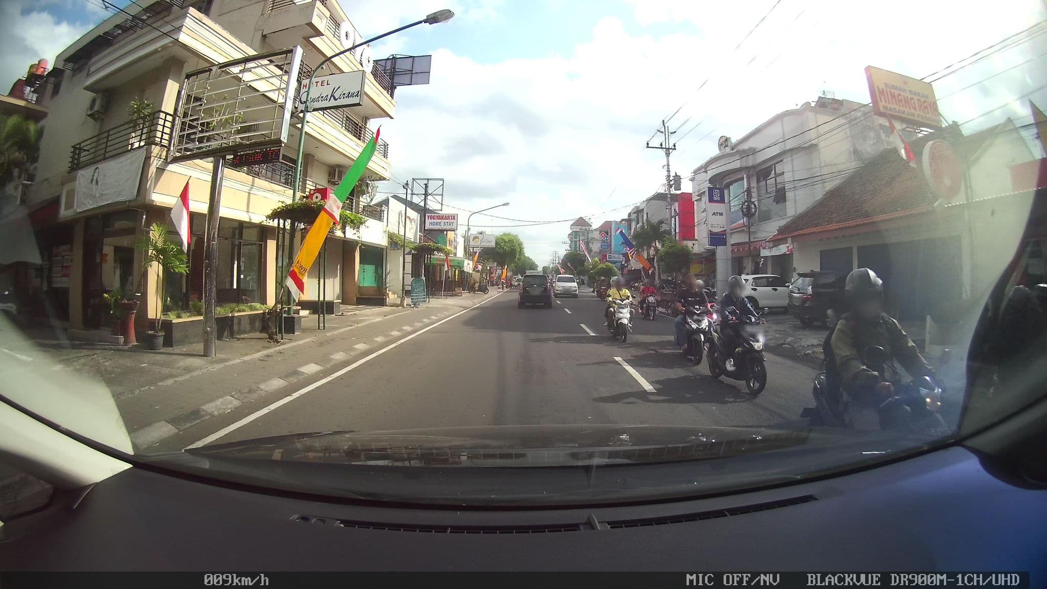 Street view near Dhina Finny Graha, Yogyakarta