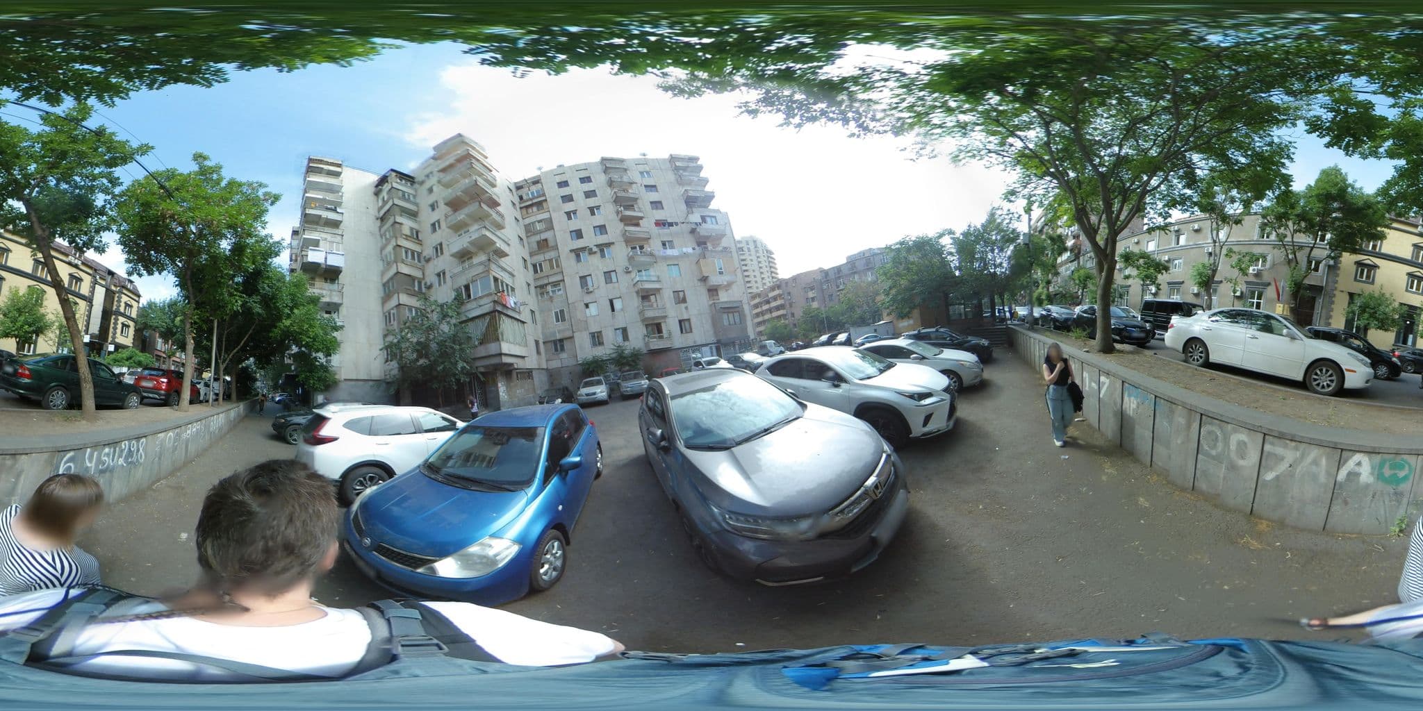 Street view near Armenia hotel and hostel, Kentron — © vlivyur (CC BY-SA · Mapillary)