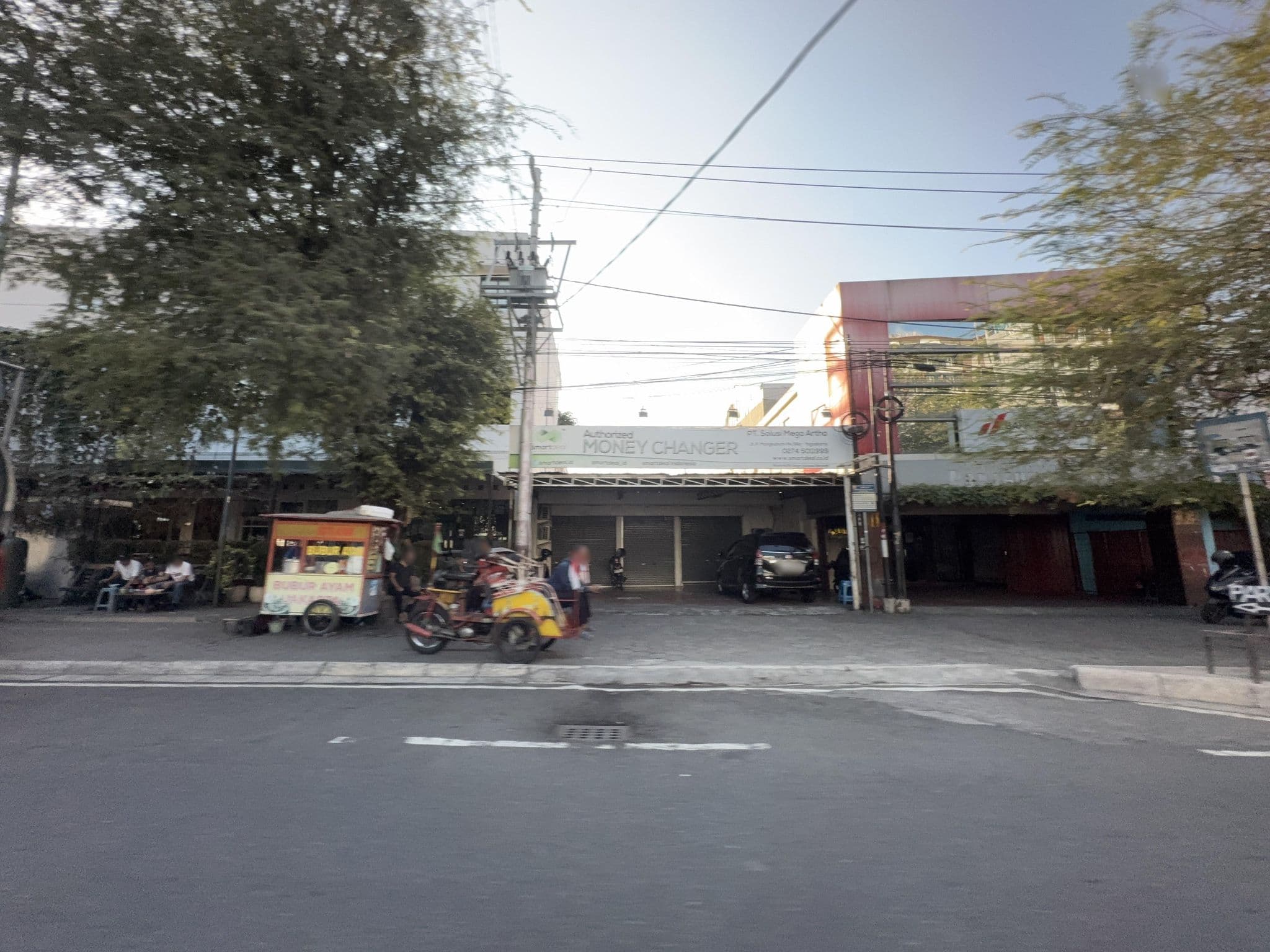 Street view near Hotel Kombokarno Utama, Yogyakarta