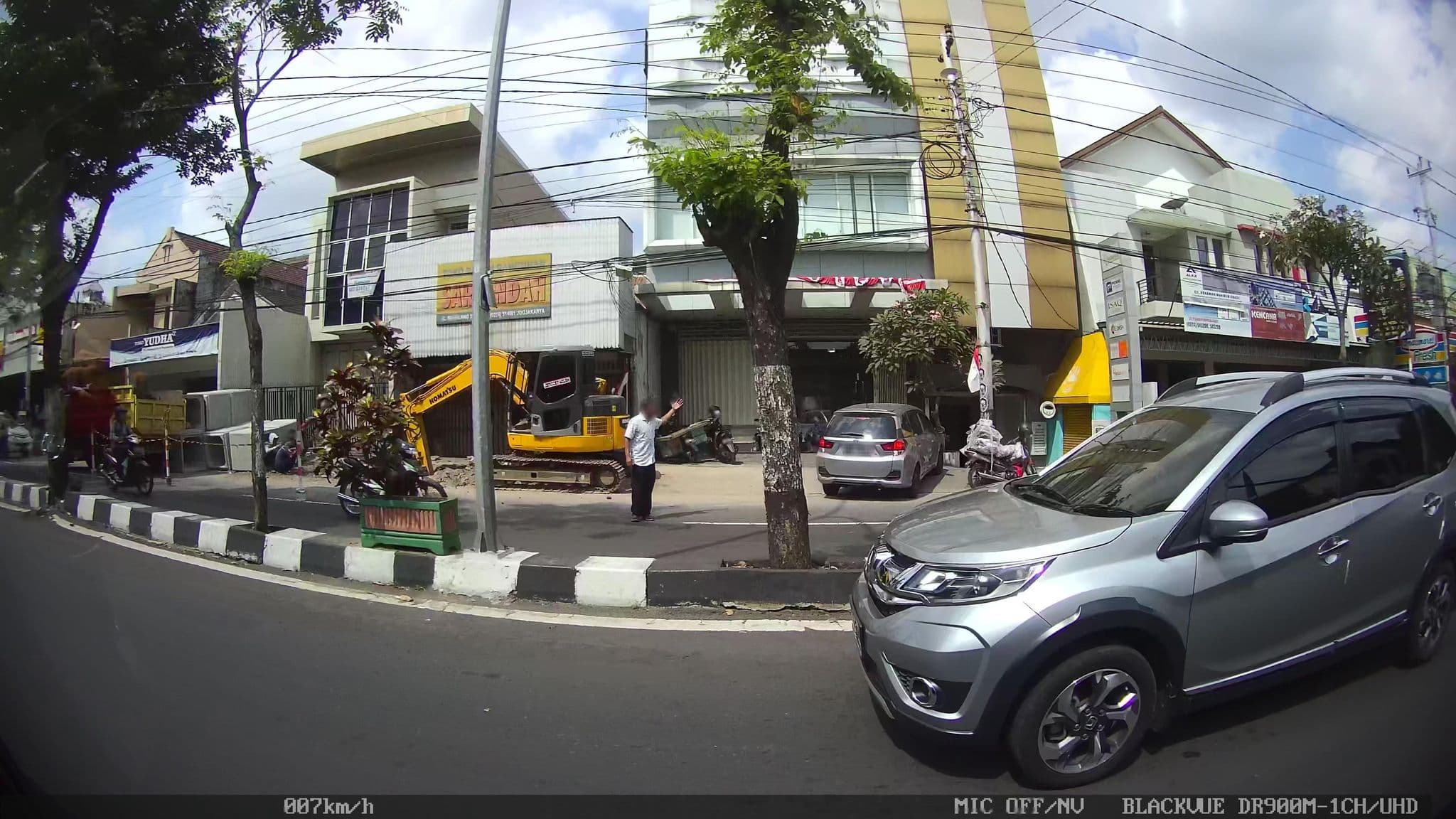 Street view near Laxston Hotel, Yogyakarta