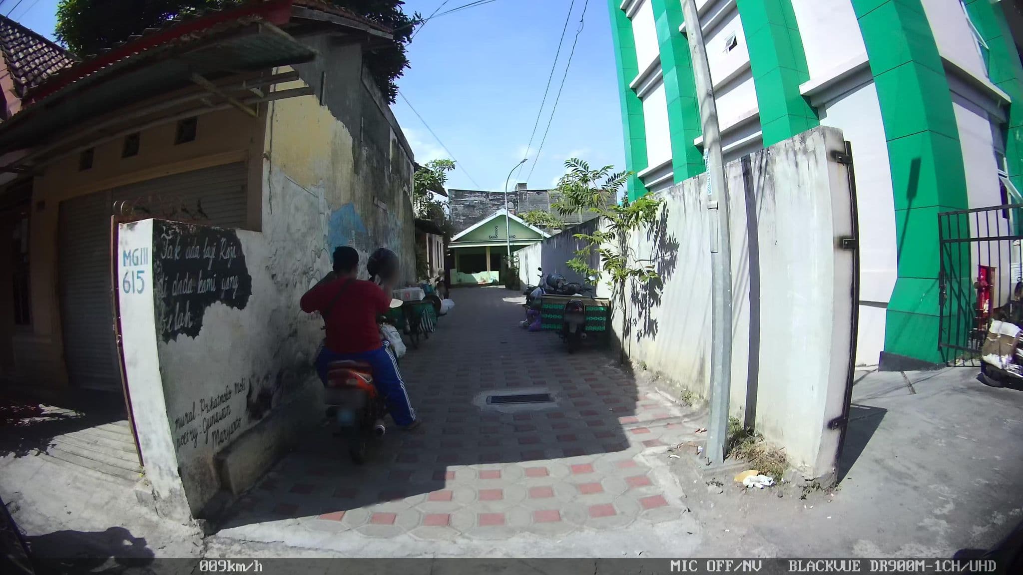 Street view near GreenHost Hotel, Yogyakarta