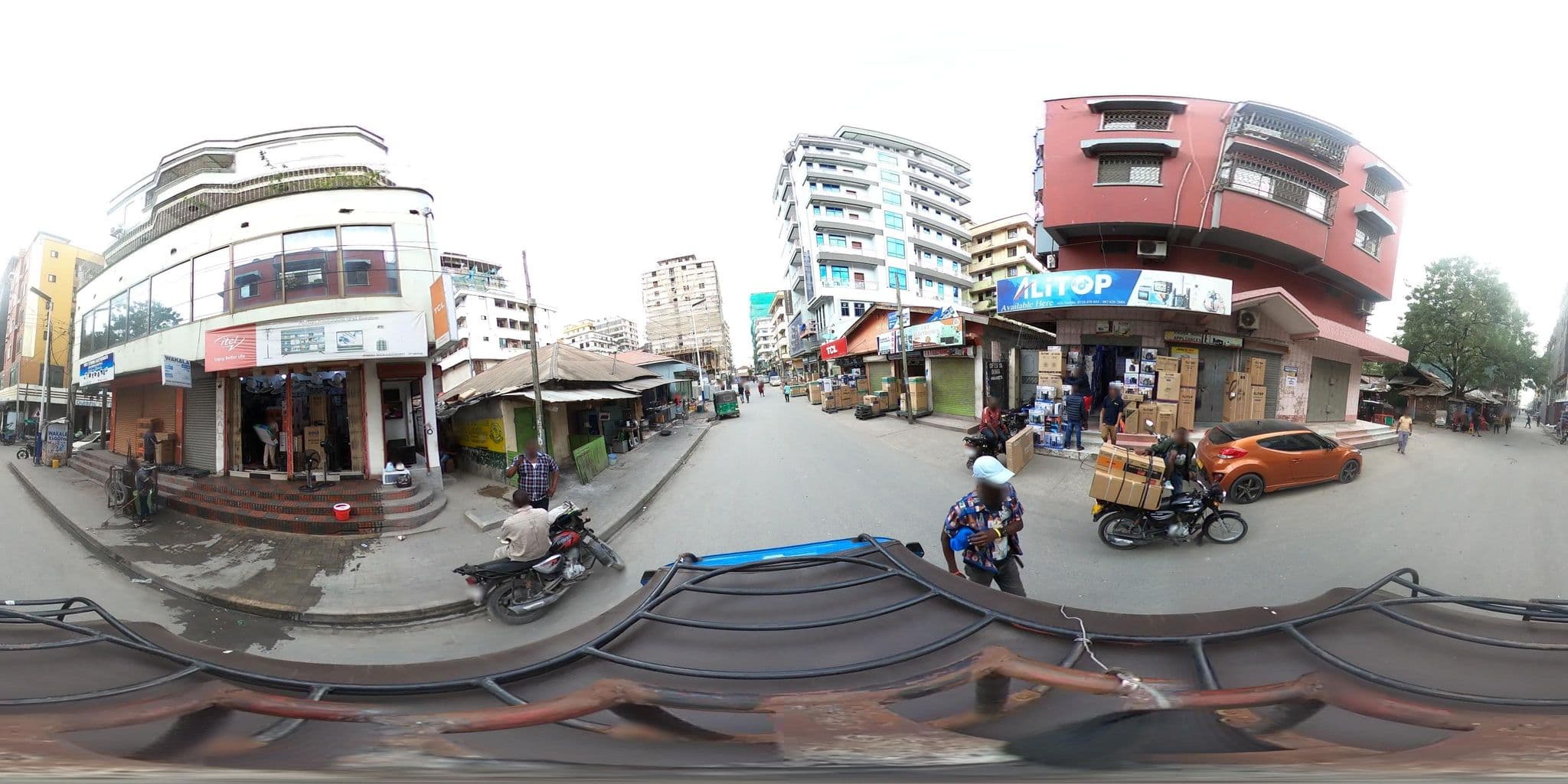 Street view near MAZOLA DIAMOND HOTEL, Dar es Salaam — © OMDTZ1 (CC BY-SA · Mapillary)