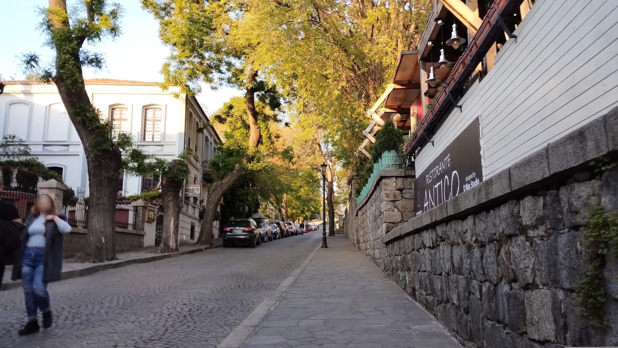 Street view near Saborna 25 Guest House, Plovdiv — © batvanyu (CC BY-SA · Mapillary)