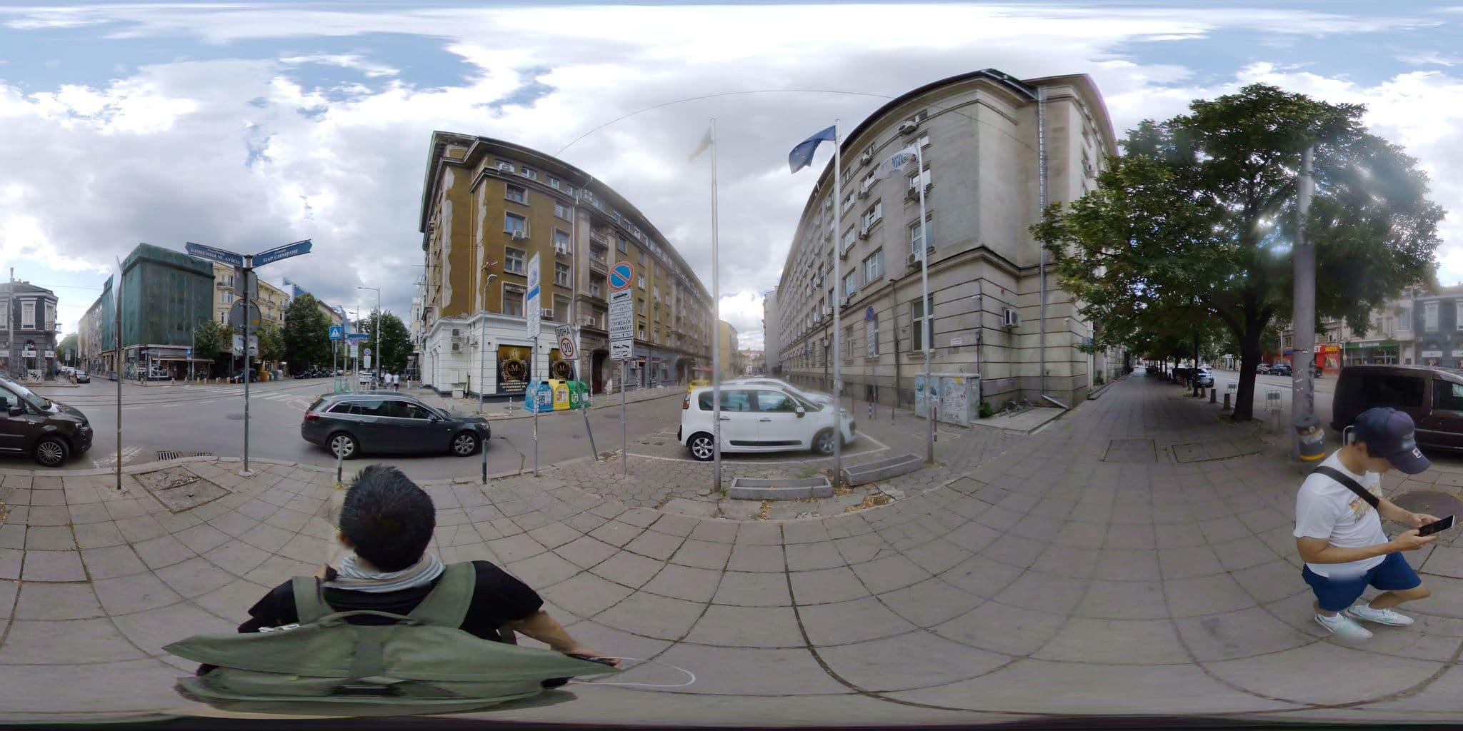 Street view near T-Hostel „Tzar Simeon“, Sofia — © mapconcierge (CC BY-SA · Mapillary)