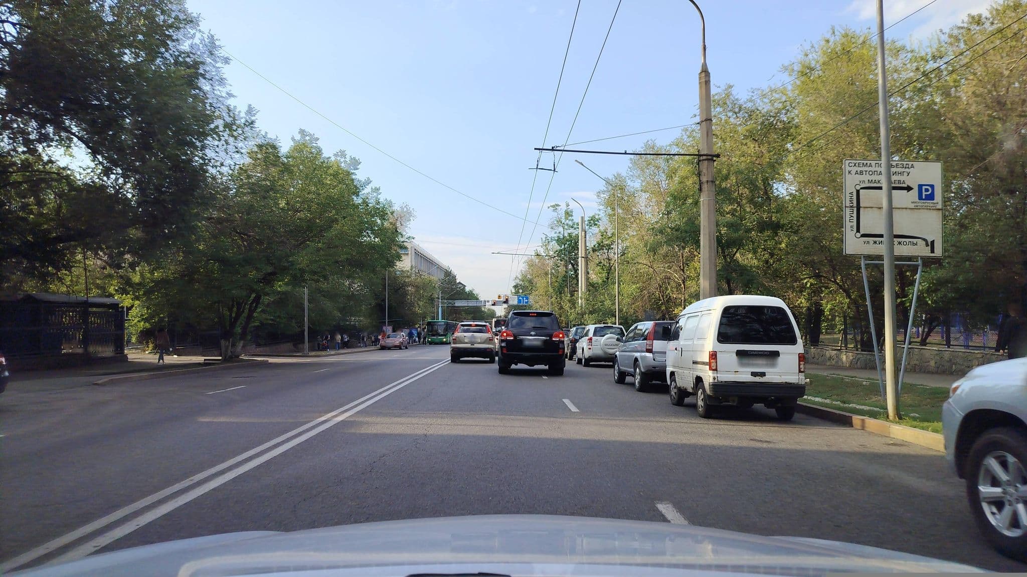 Street view near Renion Almaty Hotel, Almaty — © sevenmp (CC BY-SA · Mapillary)