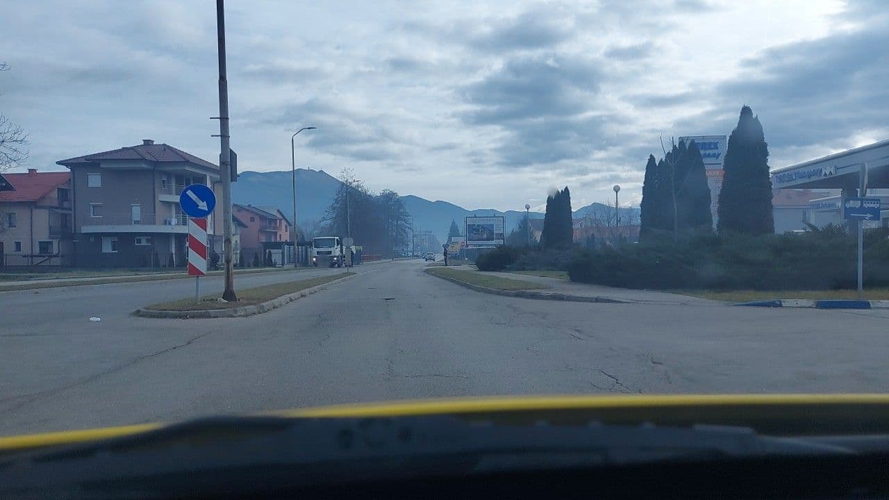 Street view near Hotel Tereks, Sarajevo — © bihamk2020 (CC BY-SA · Mapillary)