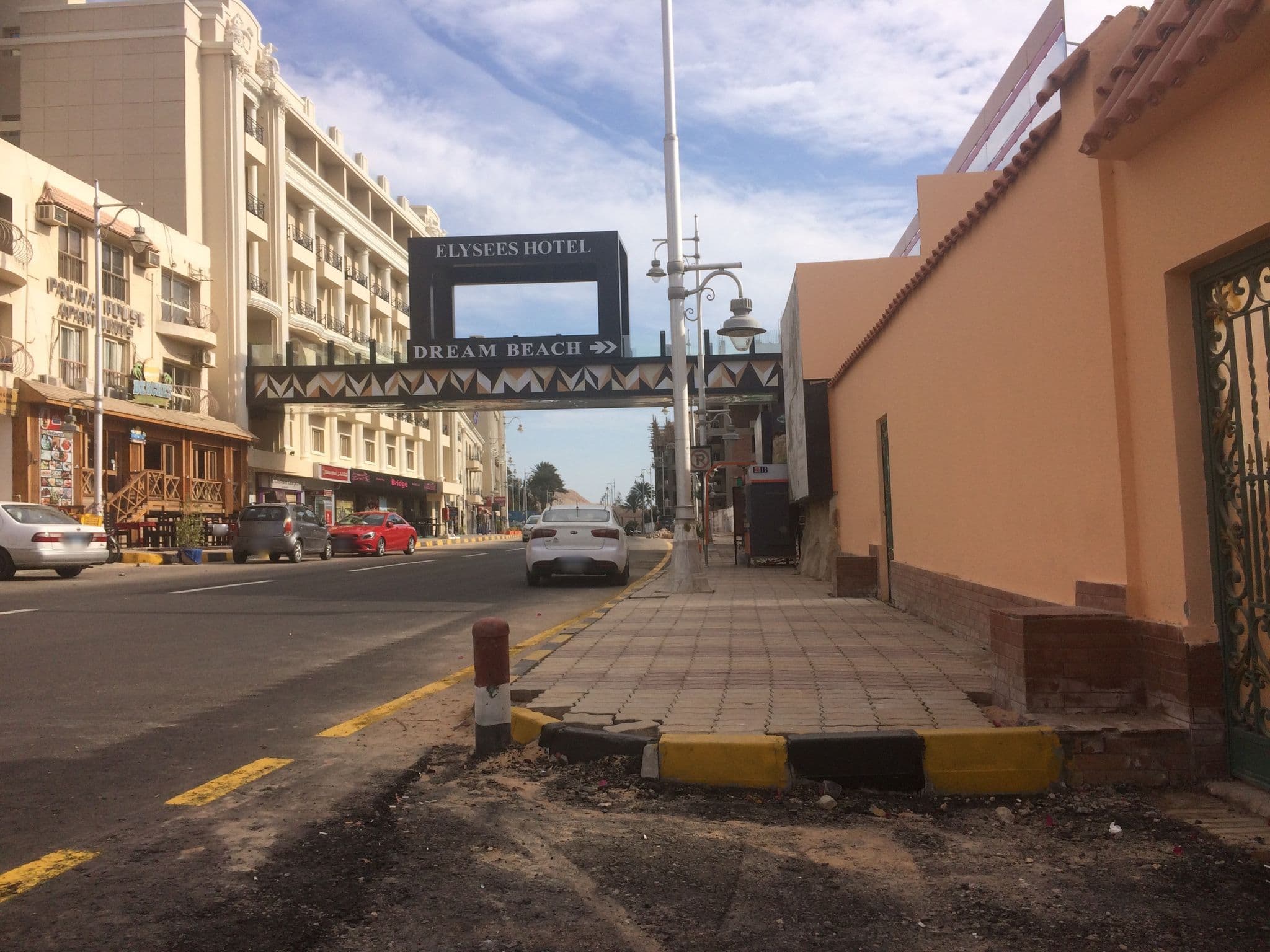 Street view near Palma House Apartments, Hurghada — © horsecab (CC BY-SA · Mapillary)