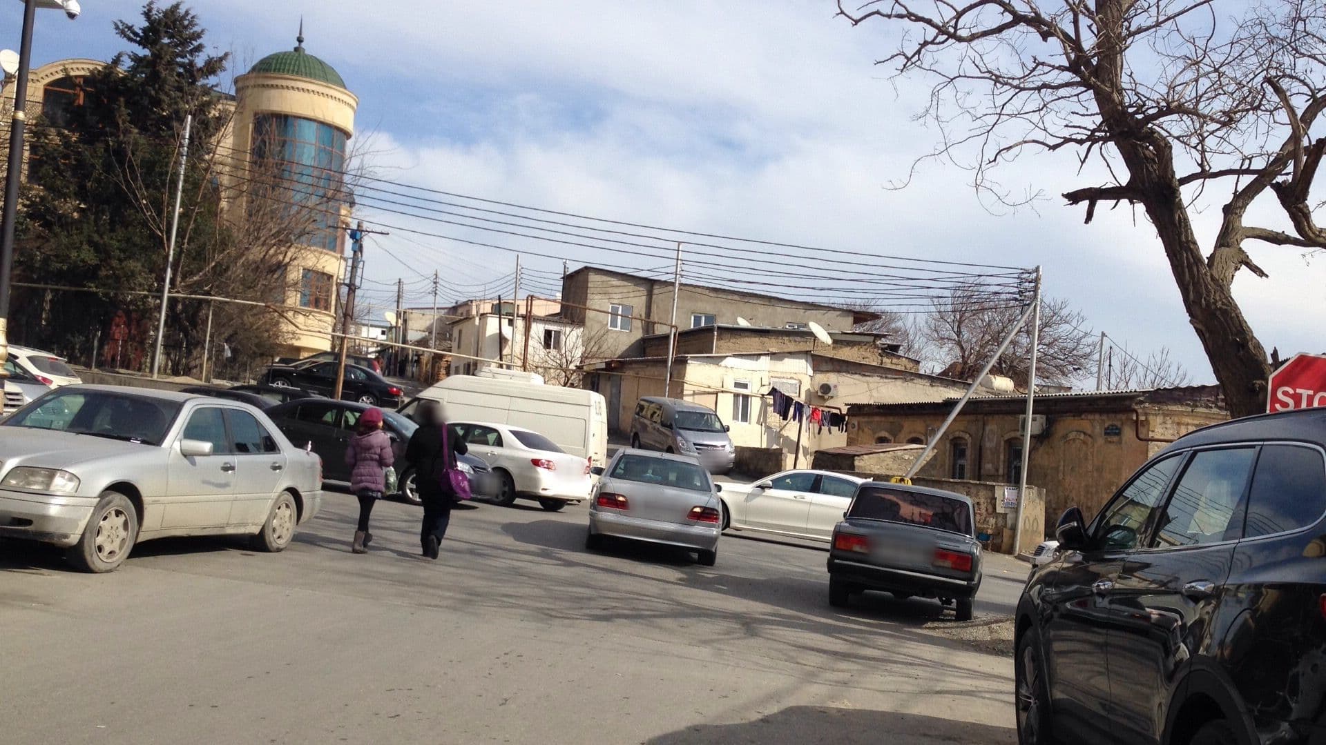 Street view near Novo Sky Hotel, Baku — © geomapper69 (CC BY-SA · Mapillary)