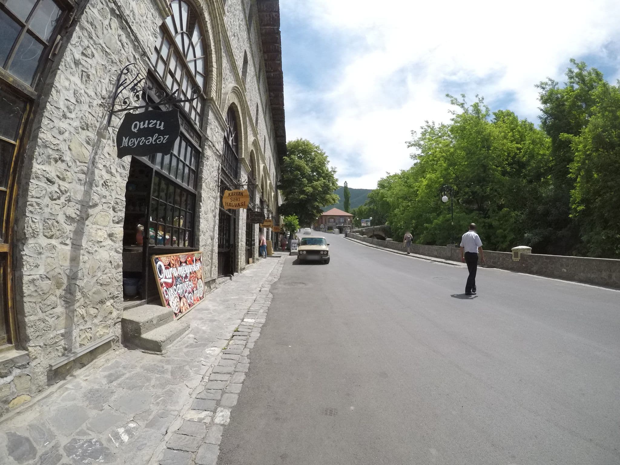 Street view near Karvansaray, Sheki — © westbam (CC BY-SA · Mapillary)