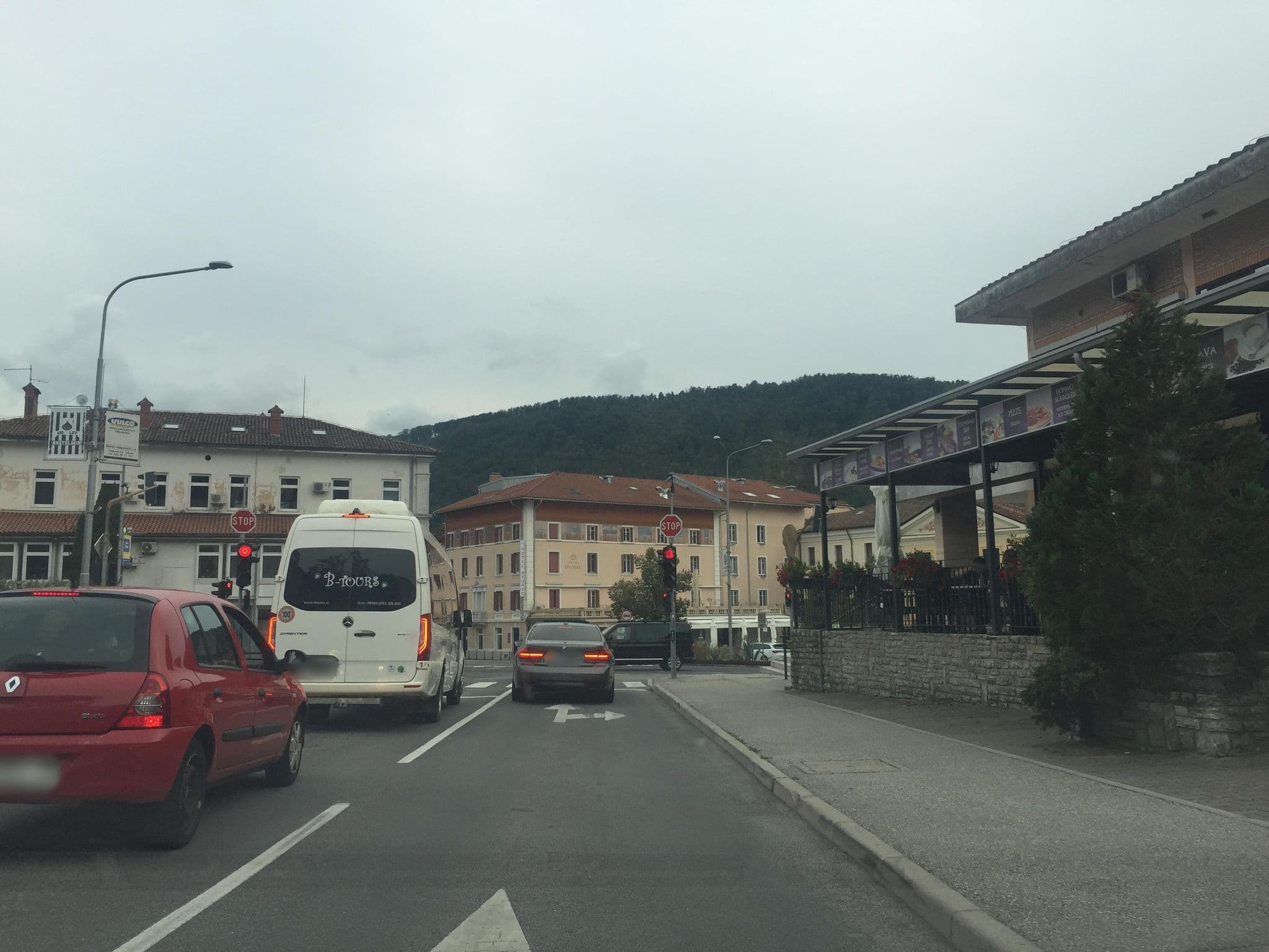 Street view near Bar & Hostel Paradiso, Tolmin — © igorzo (CC BY-SA · Mapillary)